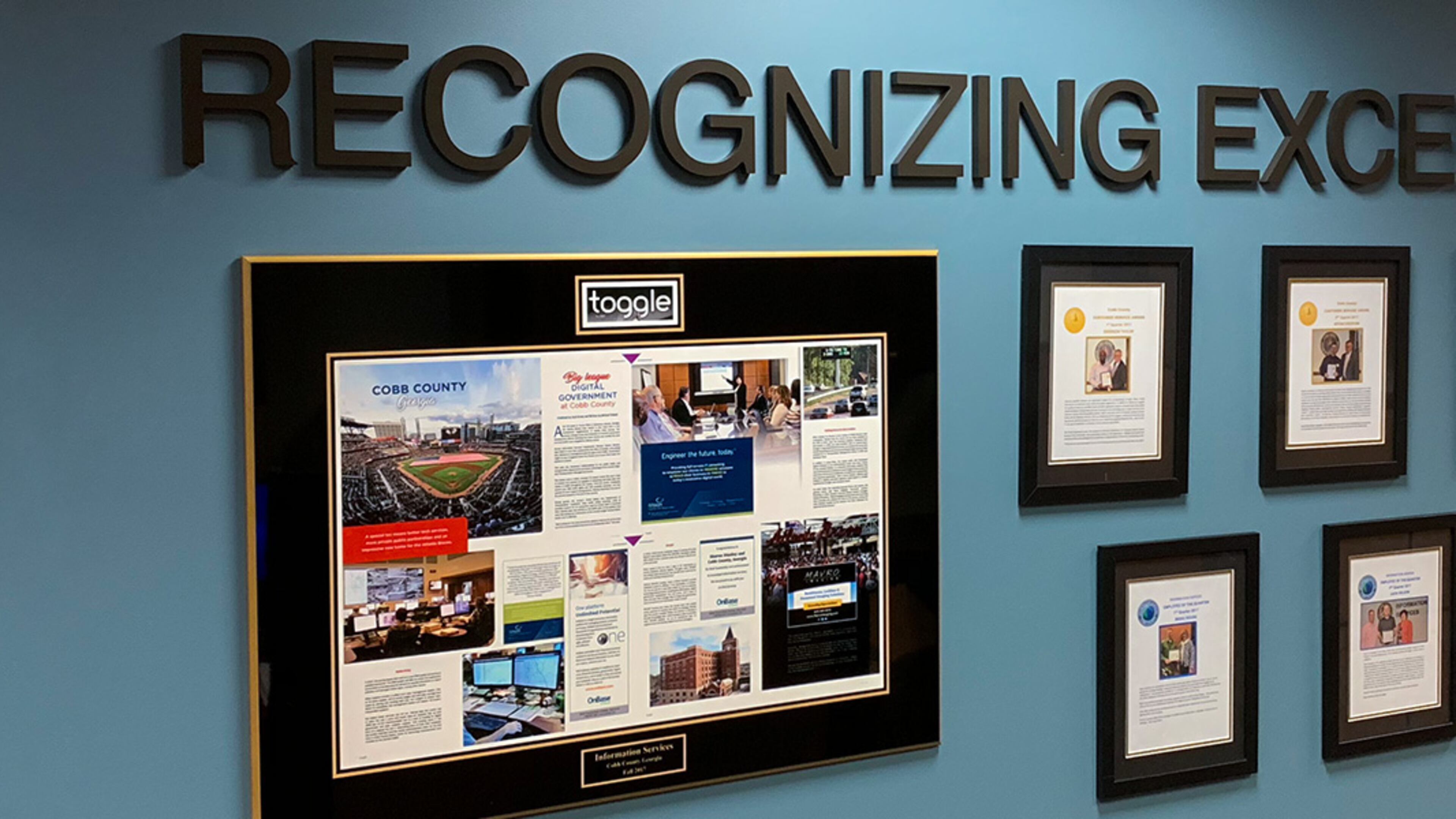 Cobb Information Services is ranked among the top 10 in its category nationwide by the Center for Digital Government. (Courtesy of Cobb County)