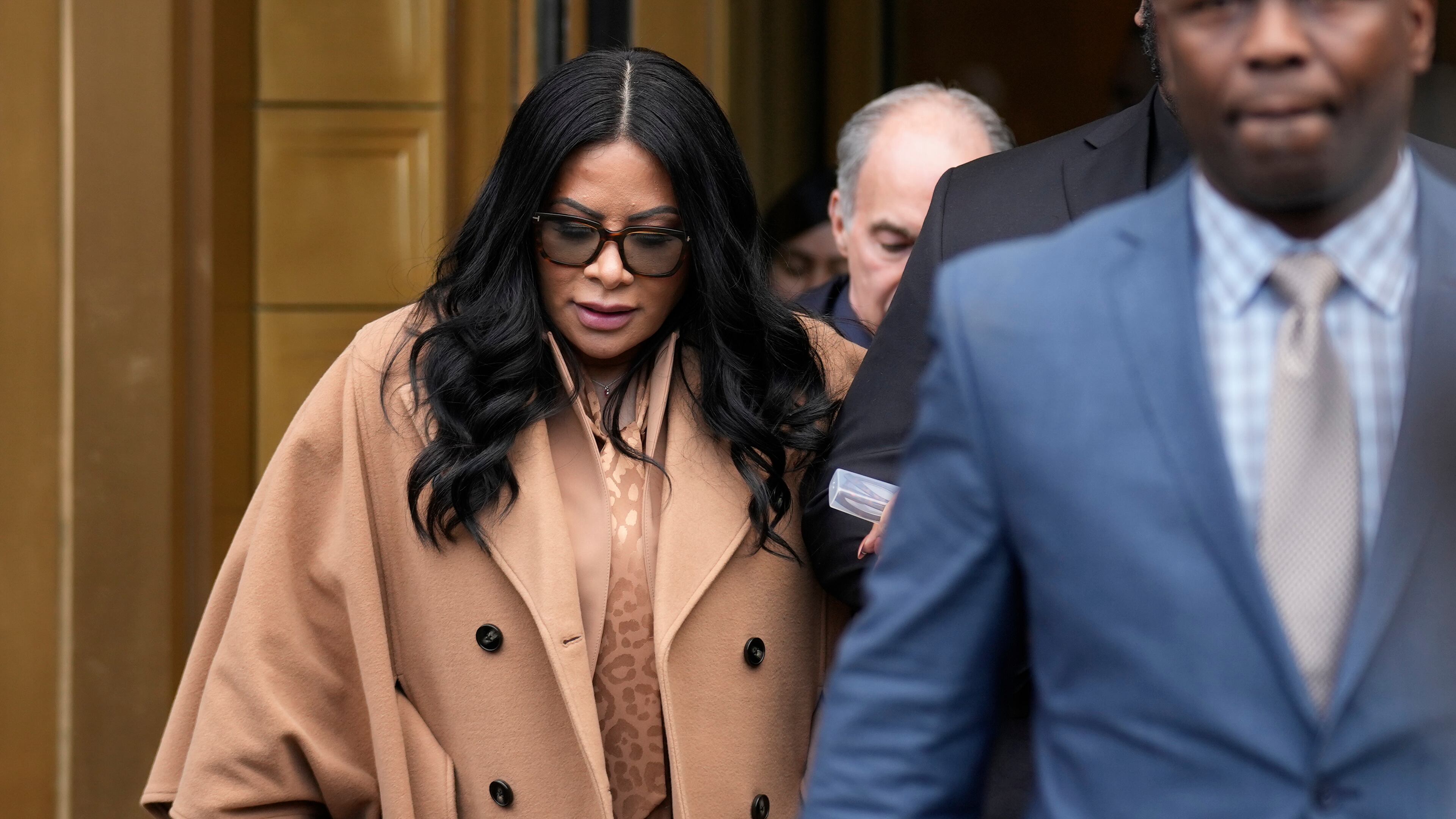 FILE - Jennifer Shah leaves federal court in New York on Jan. 6, 2023. (AP Photo/Seth Wenig, File)