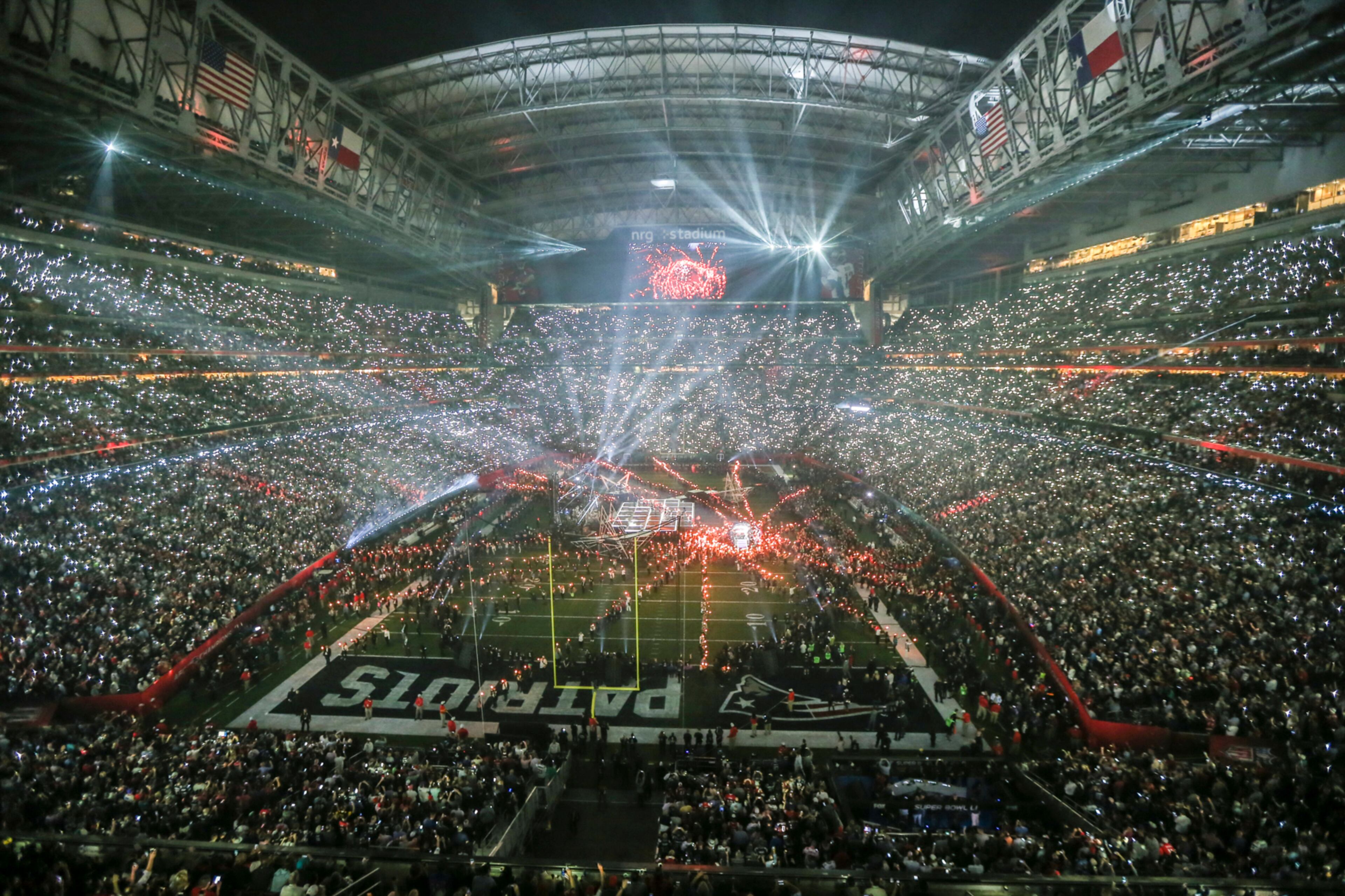 FEBRUARY 5, 2017 HOUSTON TX Halftime with Lady Gaga. The Atlanta Falcons meet the New England Patriots in Super Bowl LI at NRG Stadium in Houston, TX, Sunday, February 5, 2017. John Spink/AJC