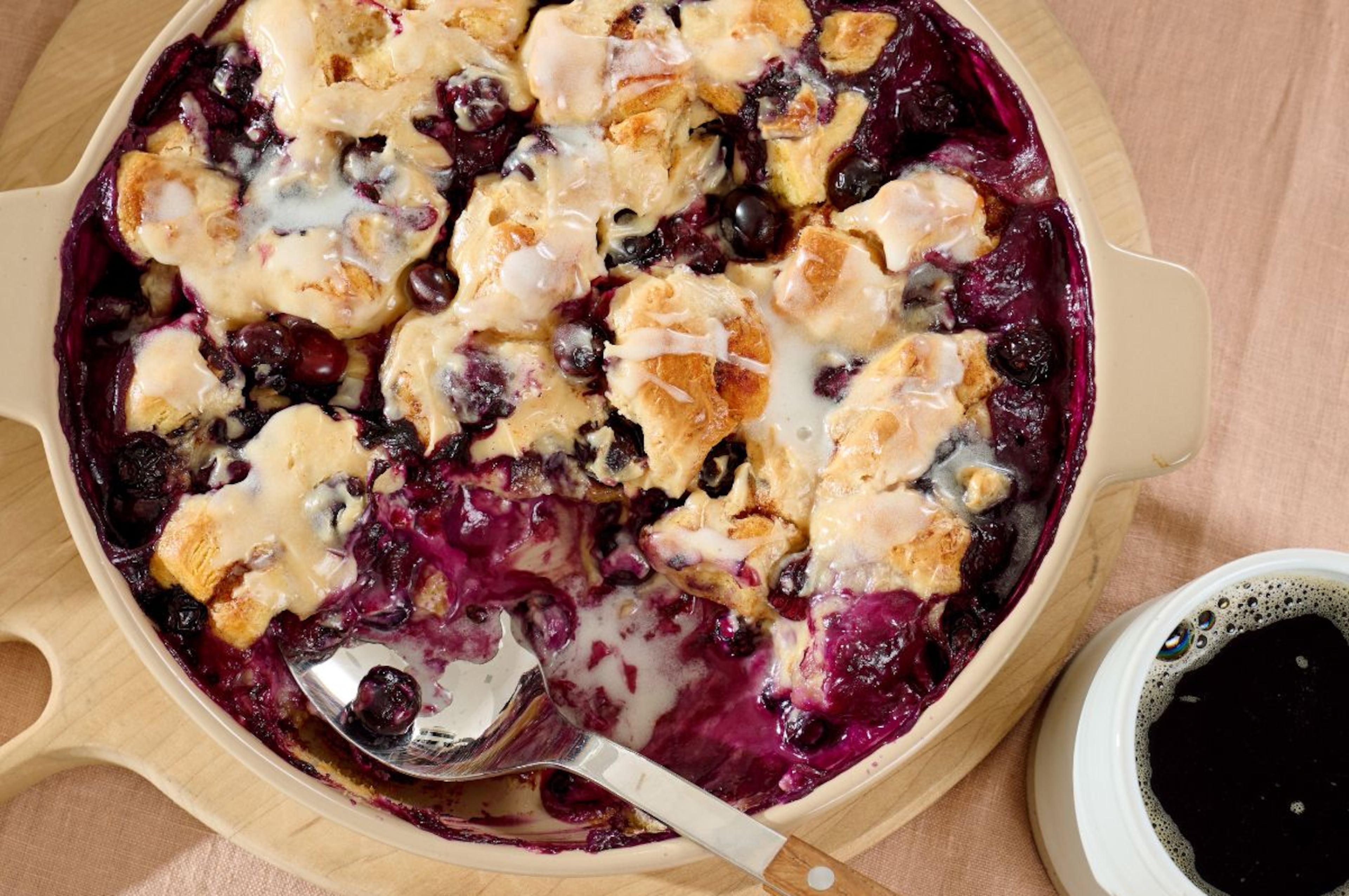 Easy Blueberry Buckle from The LORAfied Cookbook