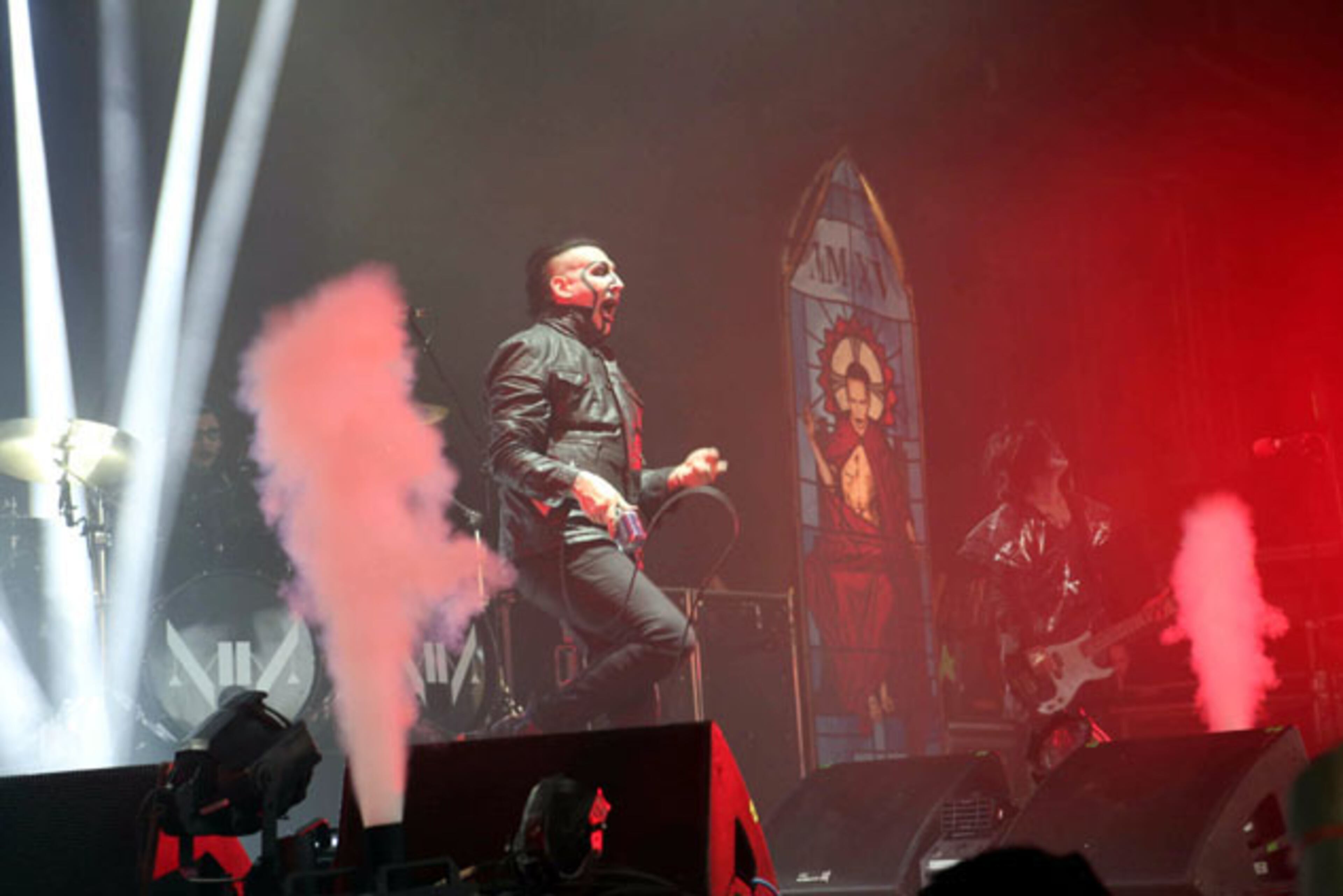 The Smashing Pumpkins and Marilyn Manson teamed up for the "End Times Tour", as they rocked Aaron's Amphitheatre at Lakewood in Atlanta on Saturday night, July 25, 2015. Robb D. Cohen / RobbsPhotos.com