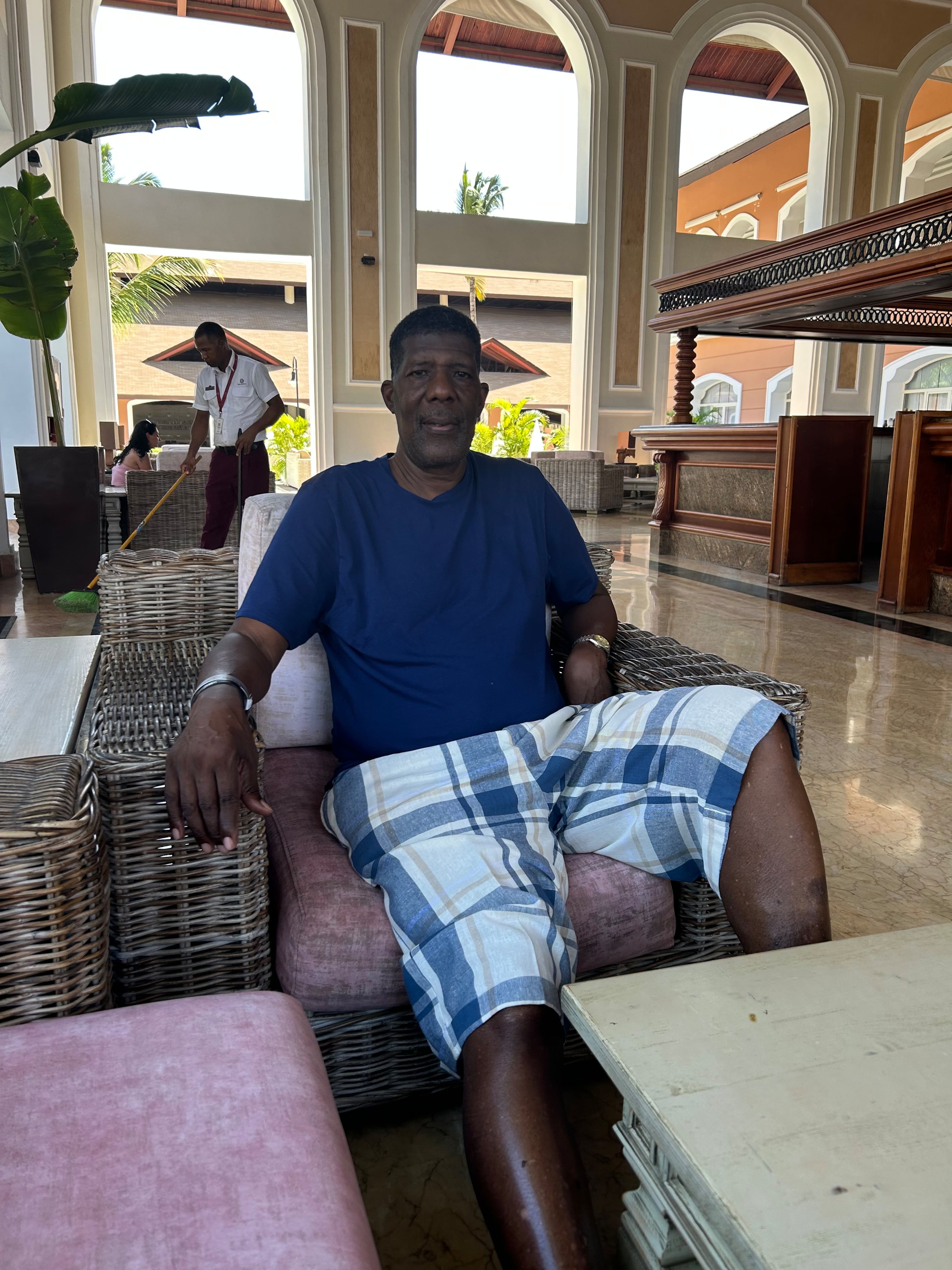 Gregory Oliver of Decatur is sharing his experience with breast cancer to raise awareness and encourage other men to pay attention to changes in their bodies. (Courtesy of Gregory Oliver)