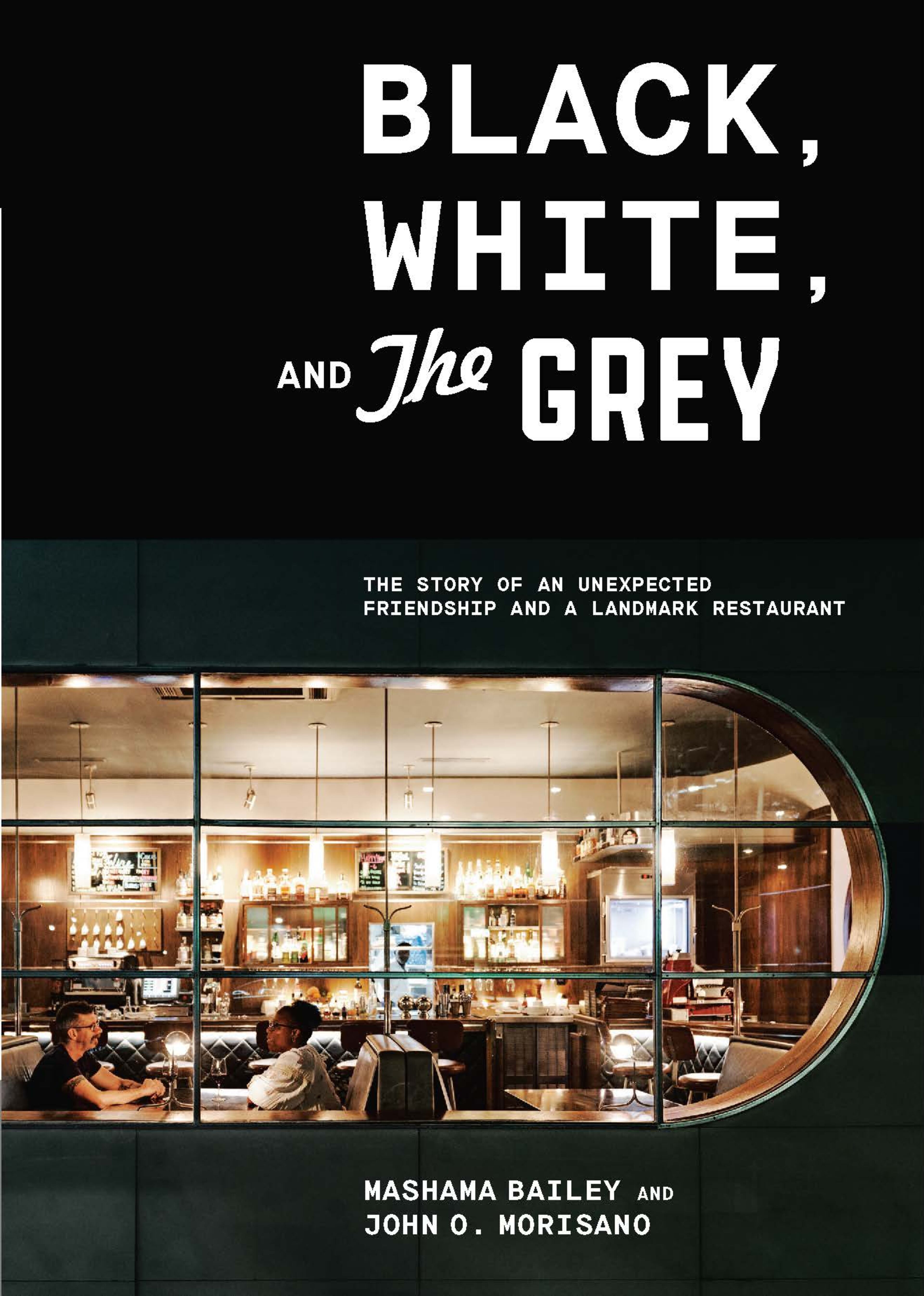 Jacket cover of "Black, White, and the Grey" (Lorena Jones Books, 2021).
