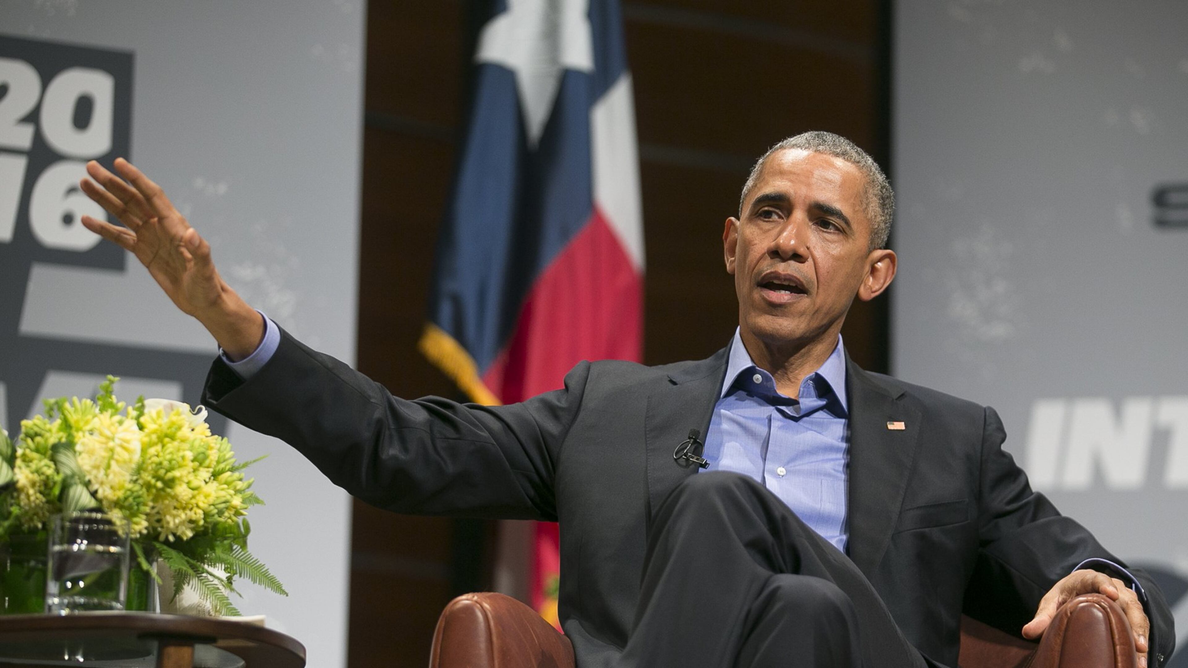 President Barack Obama speaks at a South by Southwest Interactive discussion on March 11. RICARDO B. BRAZZIELL/AMERICAN-STATESMAN