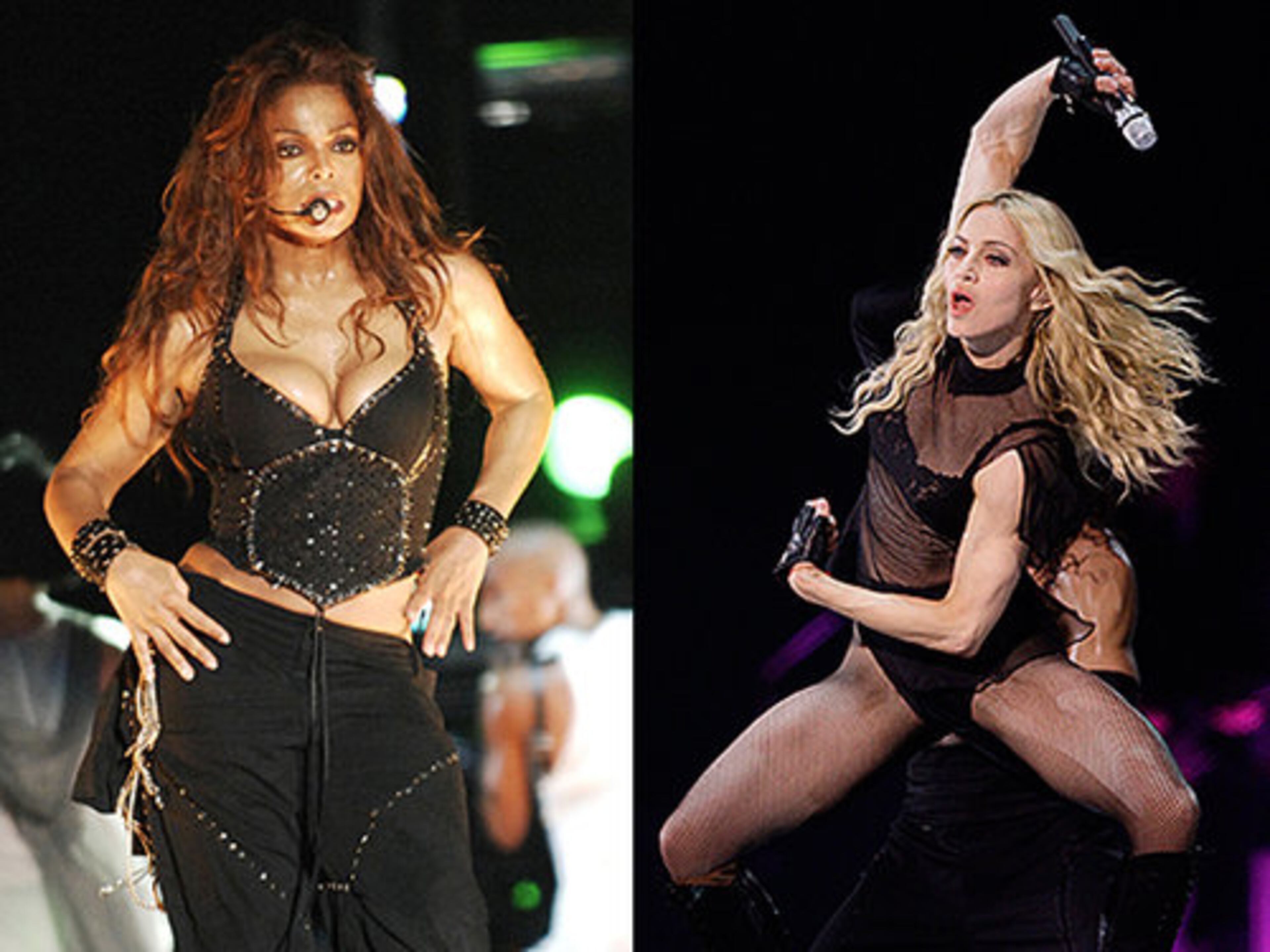 THEY'RE BOTH LADIES OF THE 80's. That's when Madonna and Janet Jackson did their best work, but we're still fascinated with them. Their records may not sell in the massive quantities they once did, but whenever they hit the road, the world takes notice. Since both Jackson and Madonna -born about 8 years and 300 miles apart - will make their way to Atlanta this fall, we thought we'd do a little comparison of their lives and careers. -- Text By Shane Harrison / AJC