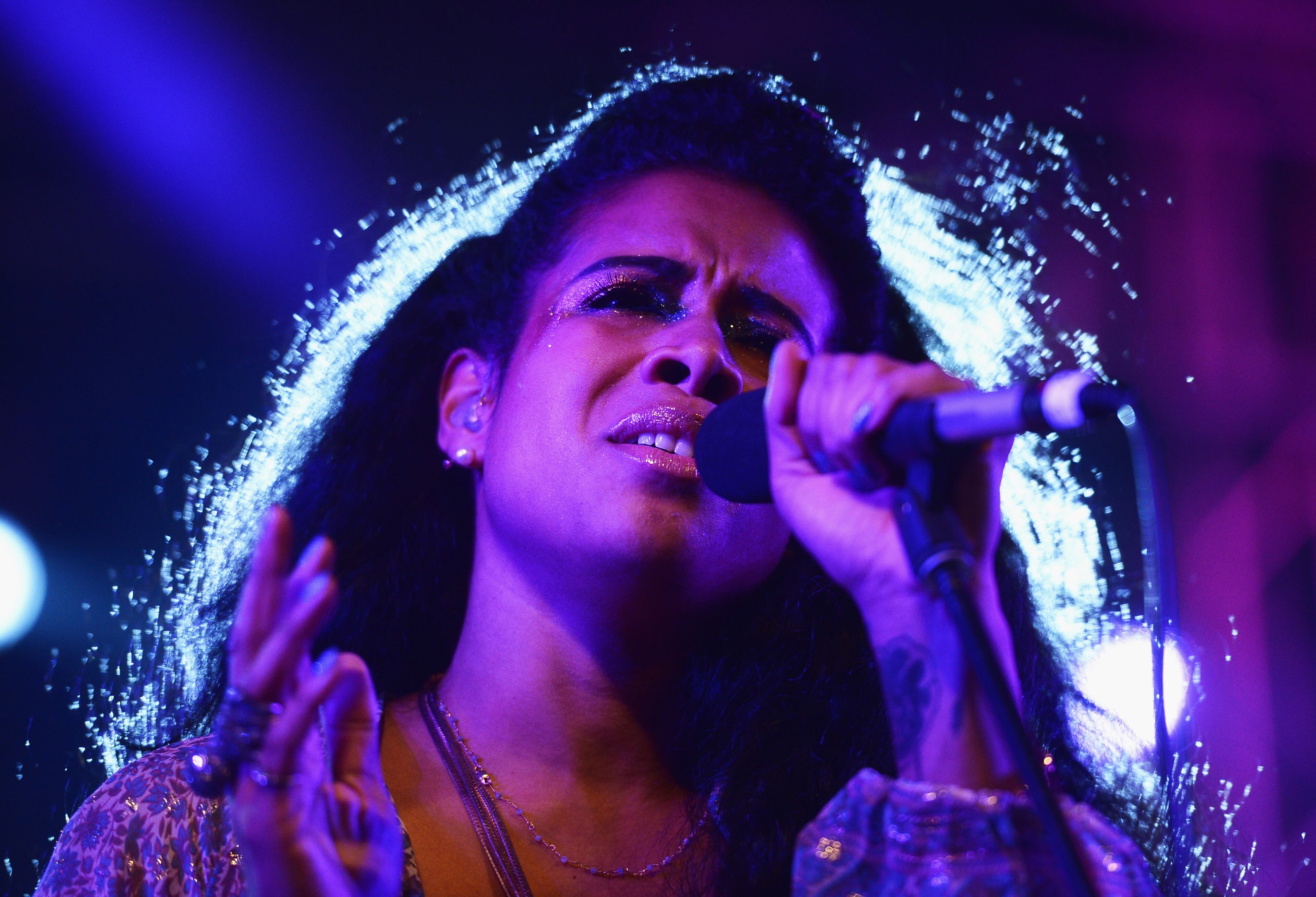 AUSTIN, TX - MARCH 12: Singer Kelis performs during the NPR 2014 SXSW Music, Film + Interactive show at Stubbs on March 12, 2014 in Austin, Texas. (Photo by Michael Loccisano/Getty Images for SXSW)