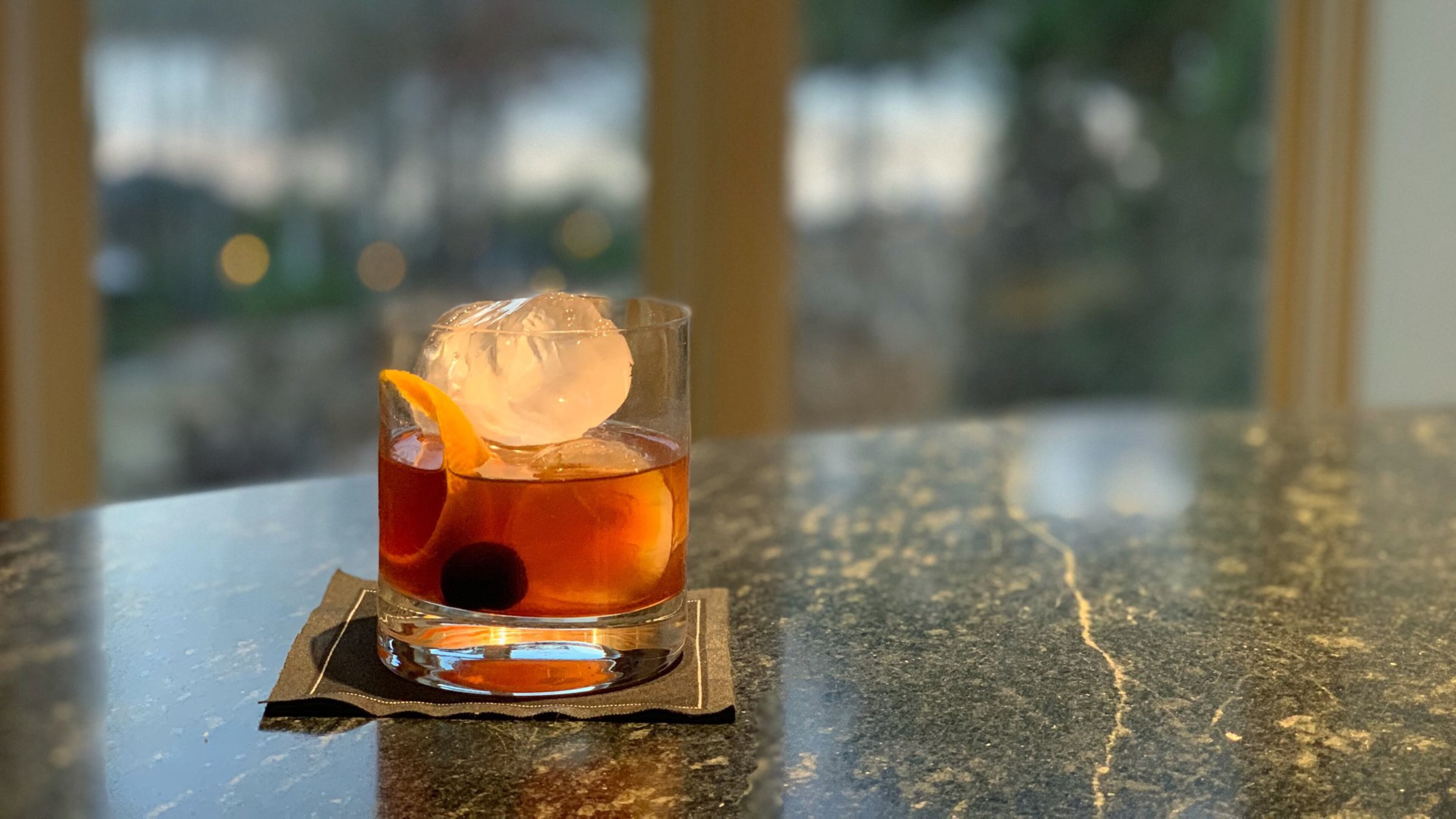 The Barrel Room at the Ritz-Carlton Reynolds, Lake Oconee creates a Southern take on the Manhattan called the Atlantan, which features a dash of smoked pecan syrup. Contributed by The Ritz-Carlton Reynolds, Lake Oconee