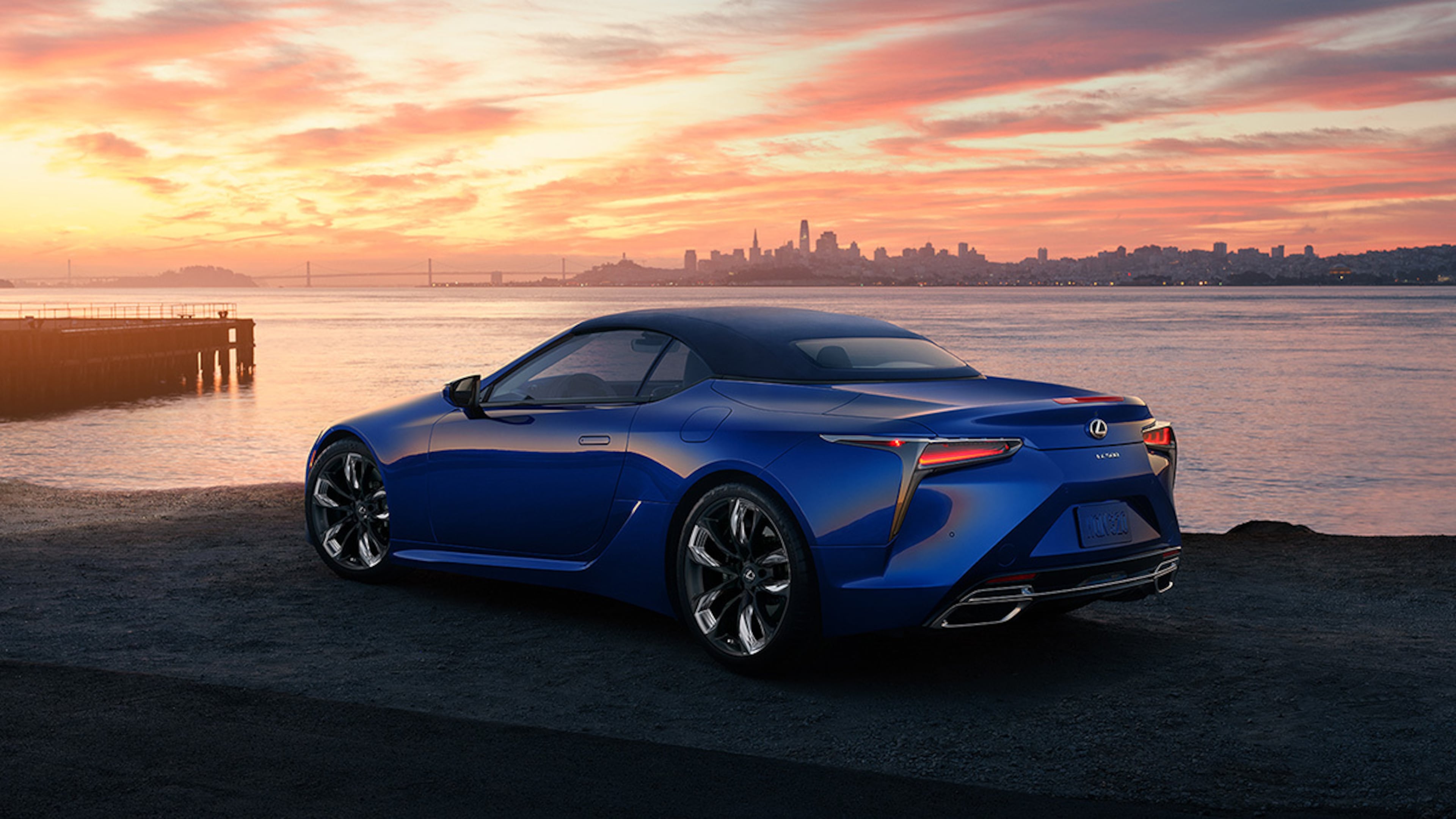 The 2026 Lexus LC500 convertible. (Courtesy of Lexus)