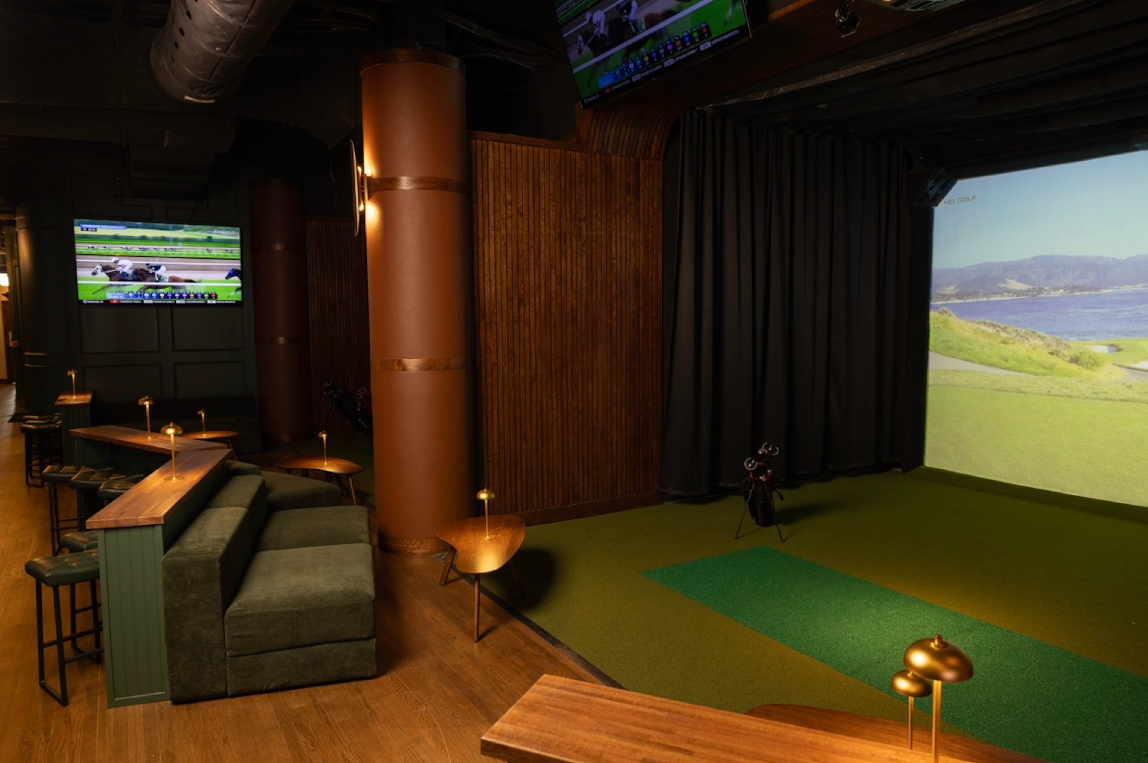 Peachtree Sporting Club is an immersive sports bar at 207 Peachtree. (Zachary Bobo/Courtesy of 207 Peachtree)