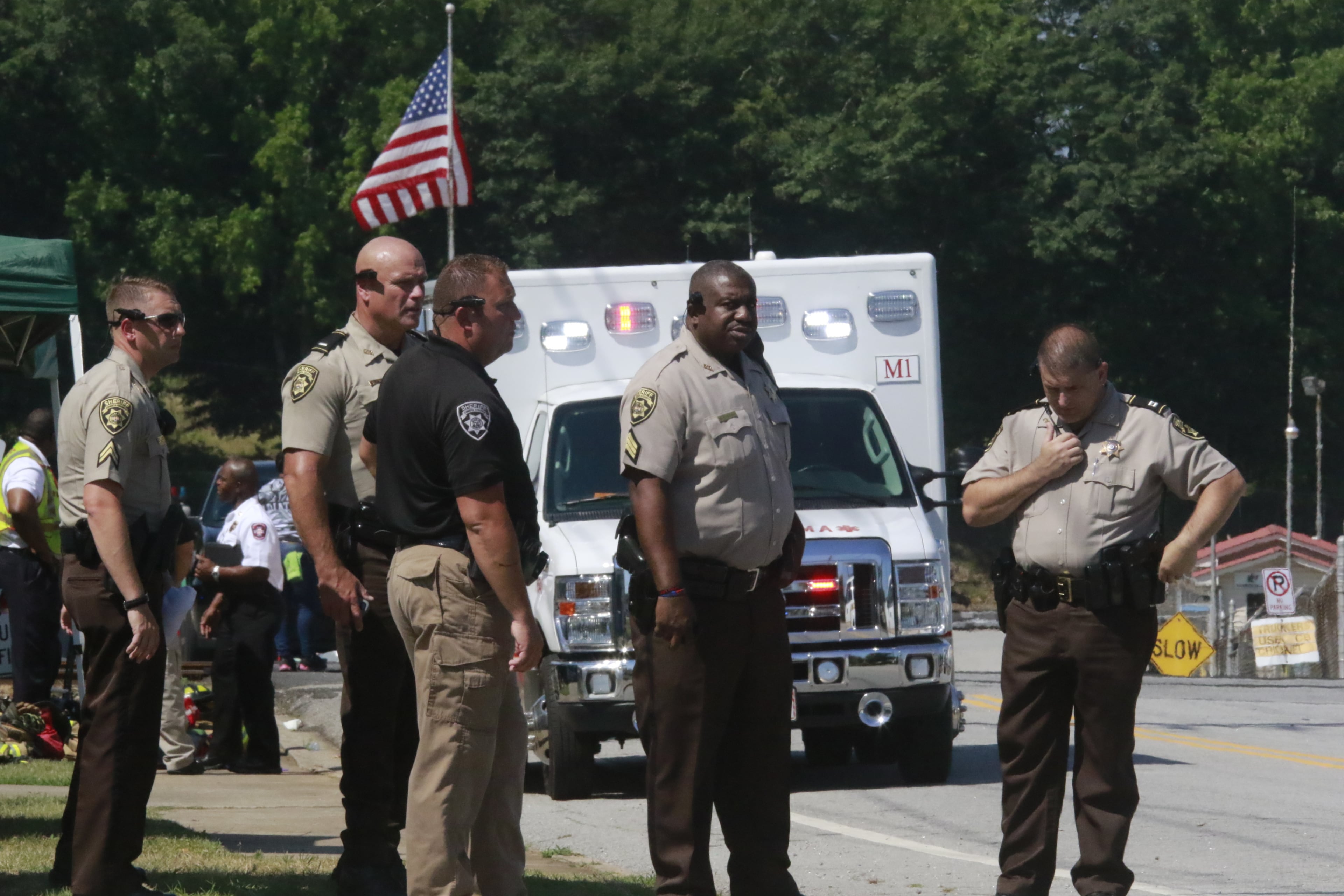 Five people were injured in the explosion, Coweta County Fire Marshal Craig Sherrer said. Two of them were flown to Atlanta Medical Center for treatment. Injuries ranged from "life-threatening to walking wounded," he said.