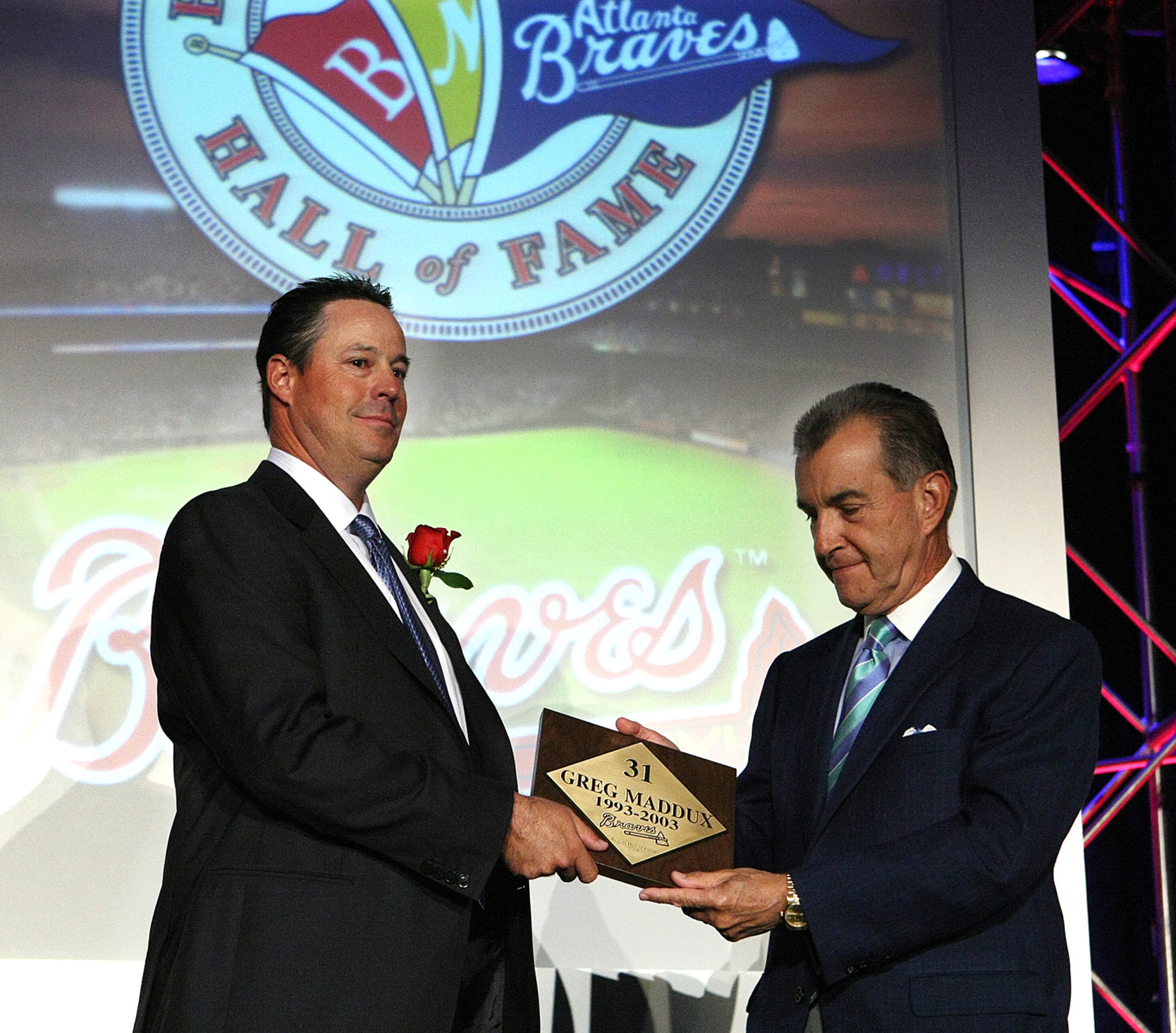 Maddux was inducted into the Braves Hall of Fame in 2009 ....