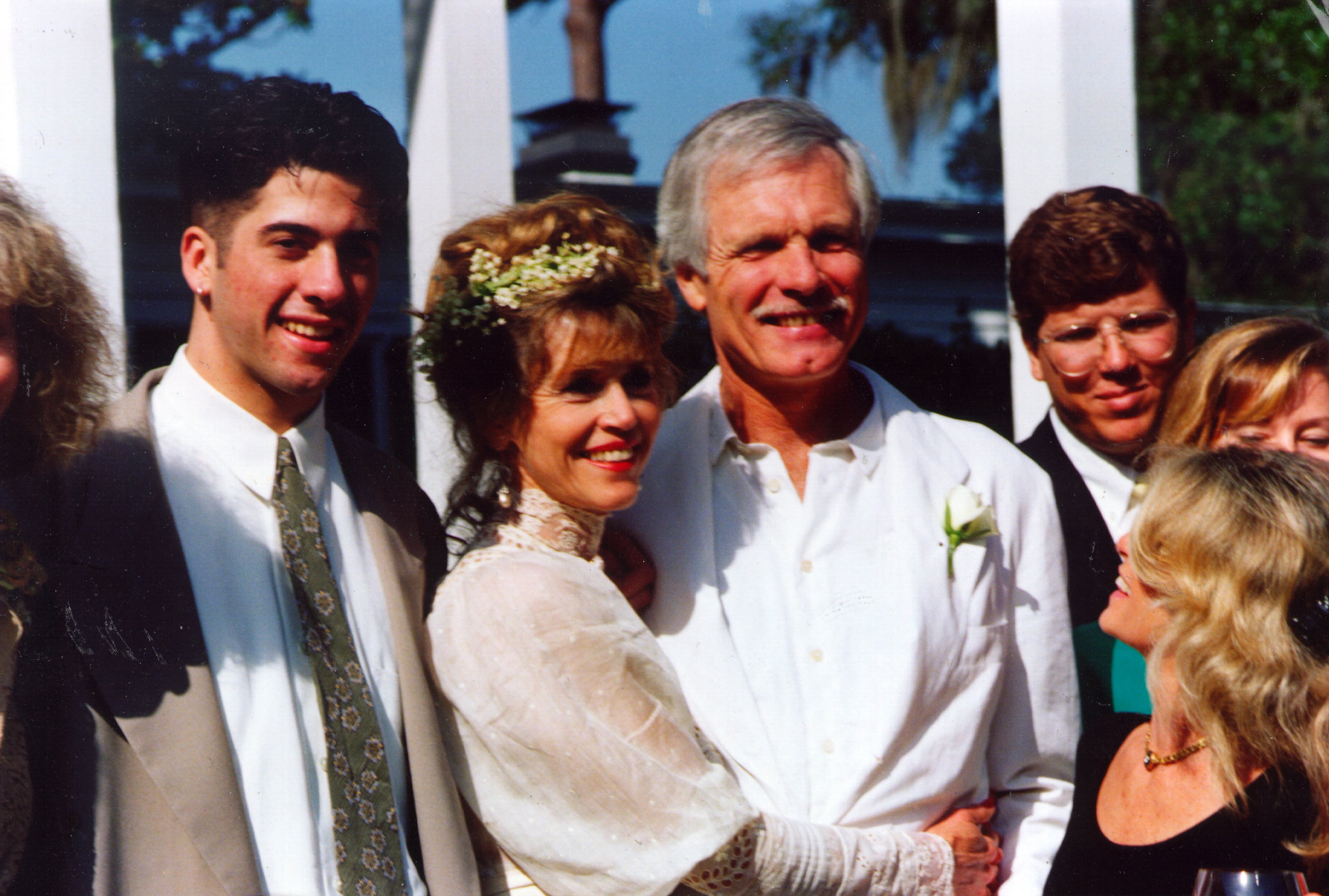 Ted Turner married actress Jane Fonda in late 1991 at a ranch in North Florida. It was the third marriage for both of them, and lasted until 2001. (TBS)