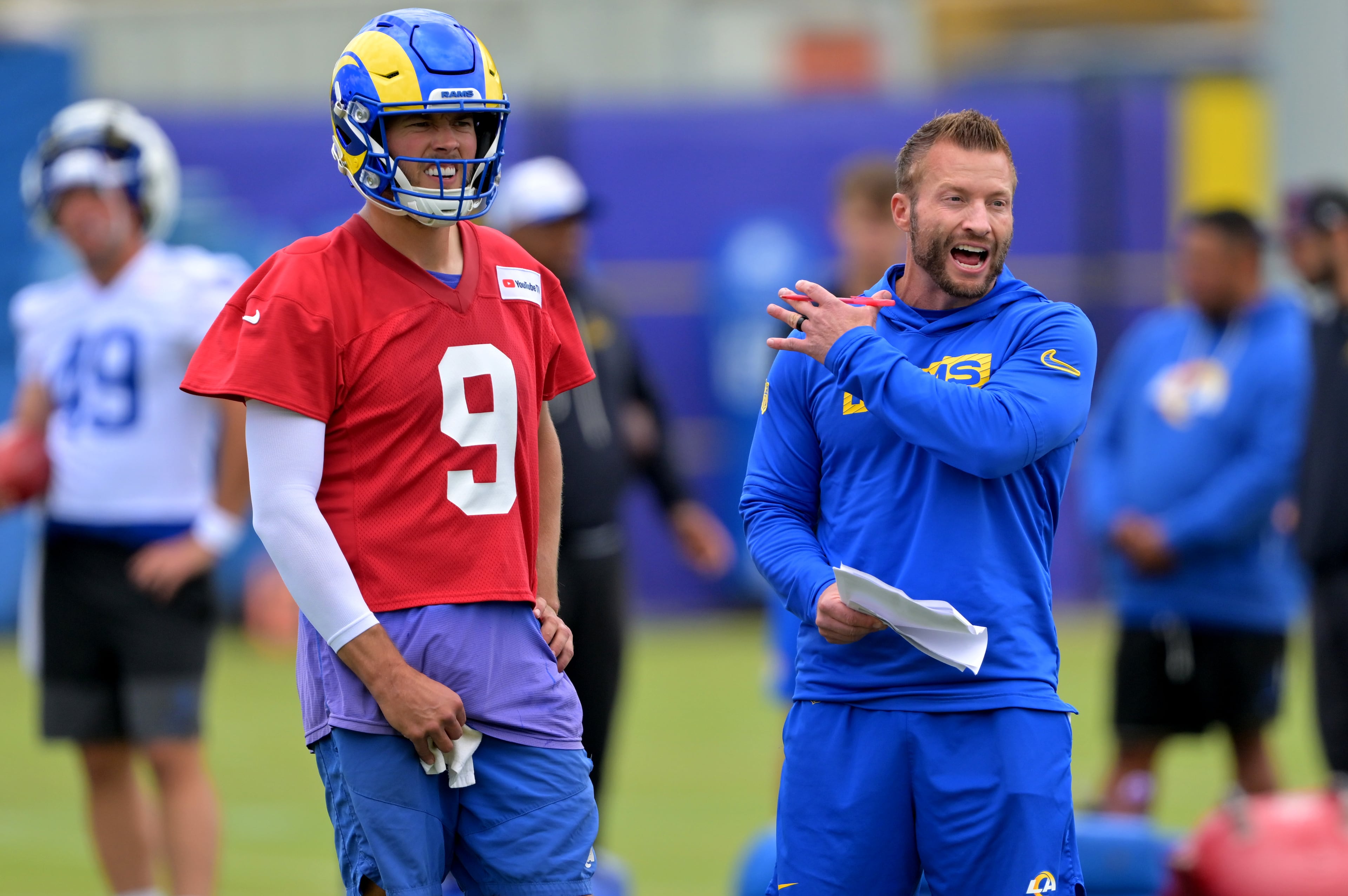 Rams Football Matthew Stafford Sean McVay