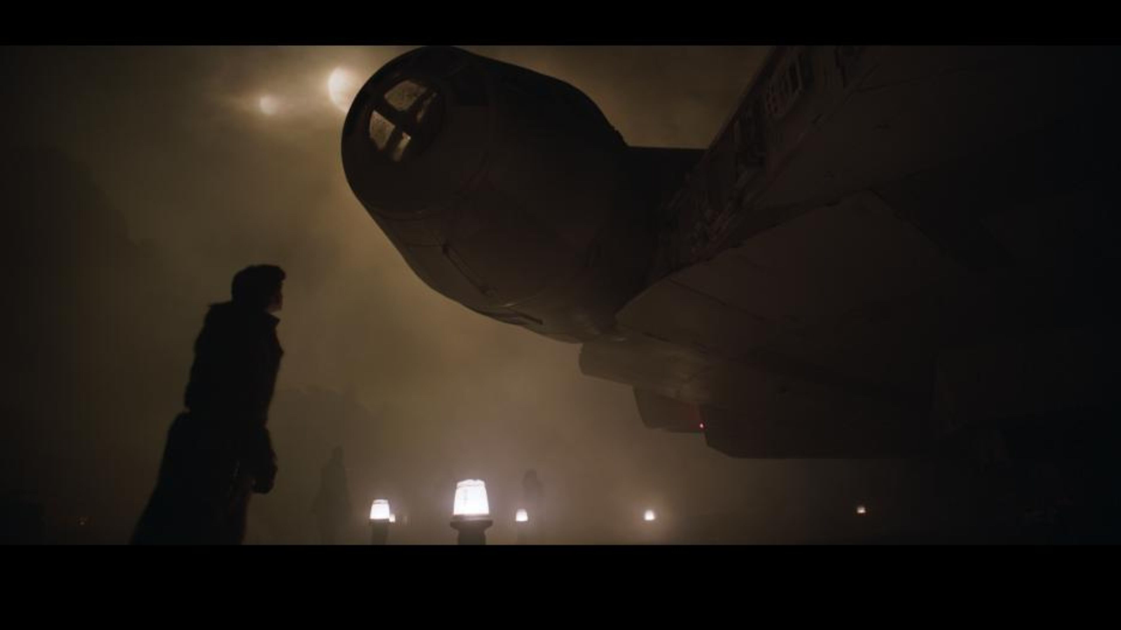 A still frame from "Solo, A Star Wars Story."