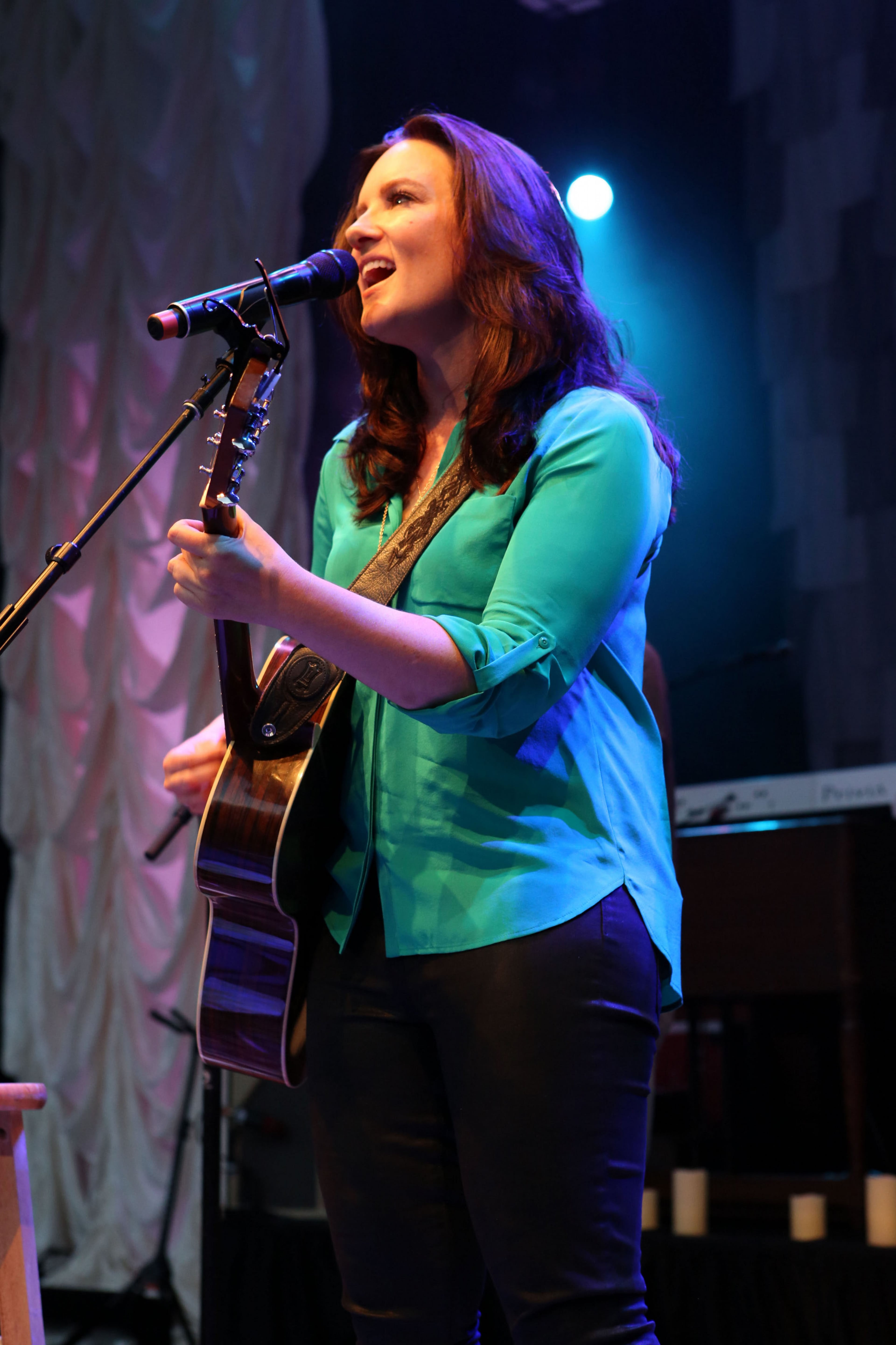 Brandy Clark performs Sunday, Aug. 31, 2014 at Chastain Park Amphitheatre in Atlanta. Robb D. Cohen/RobbsPhotos.com
