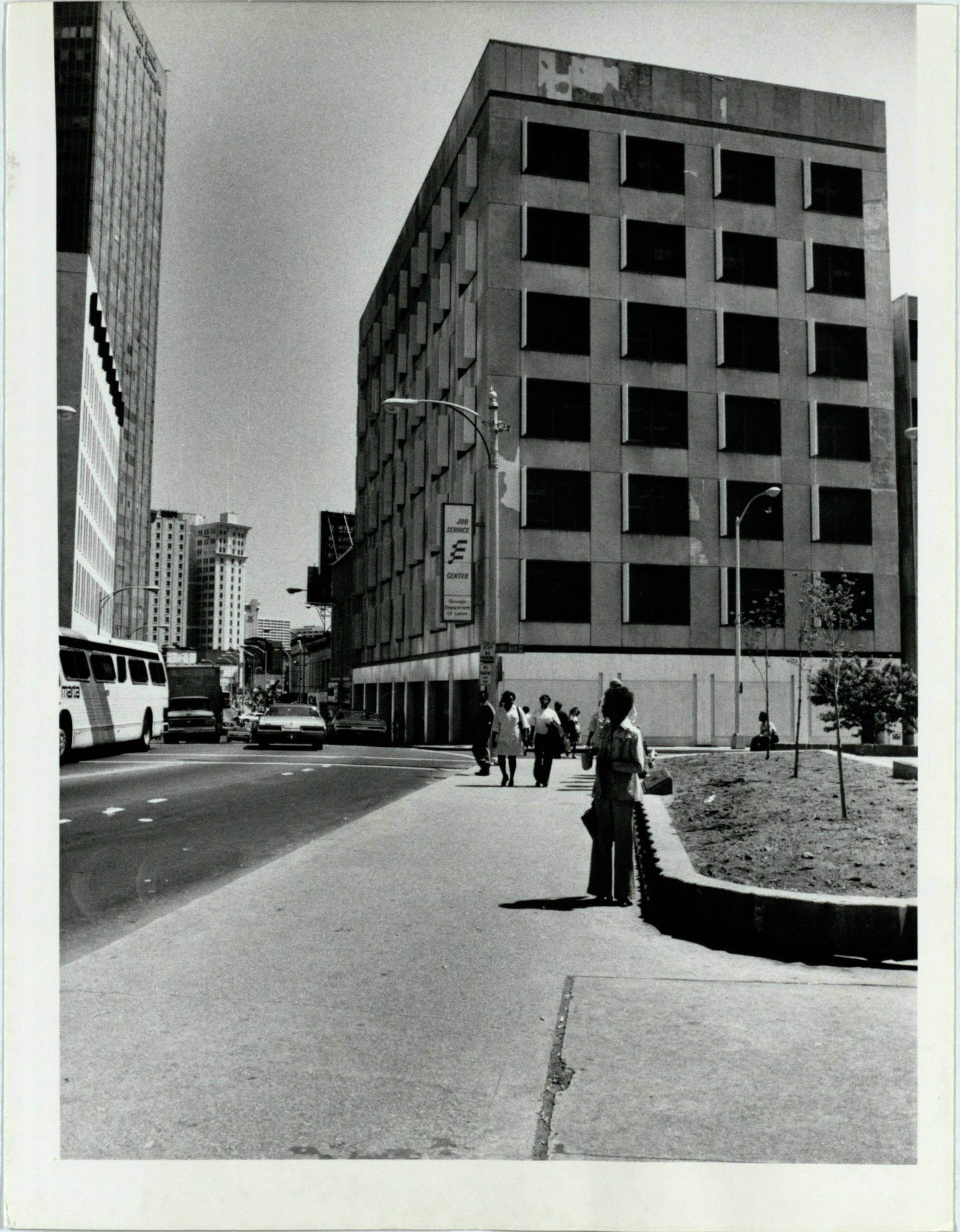 Atlanta Skyline from Hunter Street, May 7, 1976. Bill Wilson/AJC