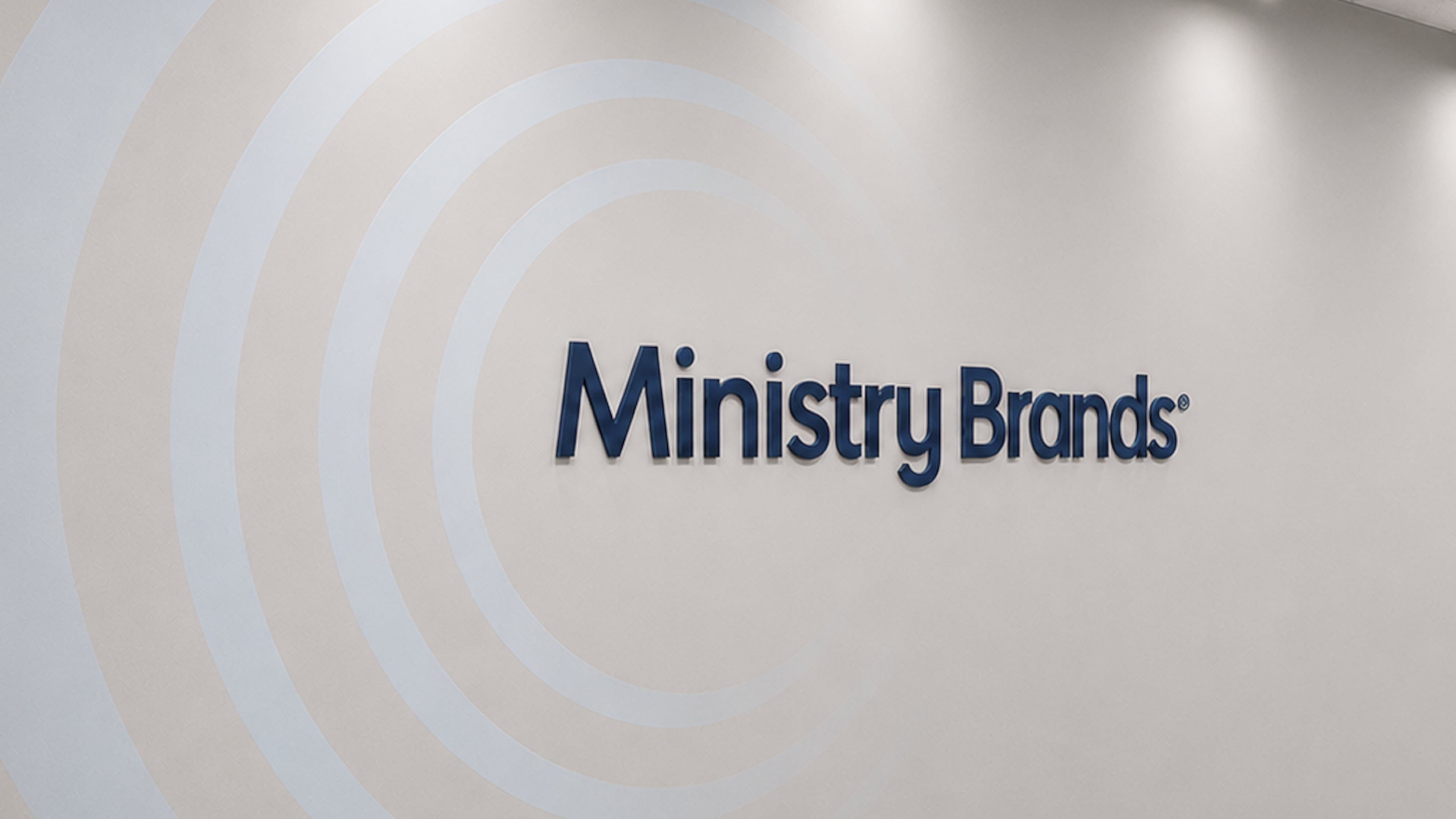 The entrance to the new headquarters of church software company Ministry Brands in Milton, Ga. (Courtesy of Ministry Brands)