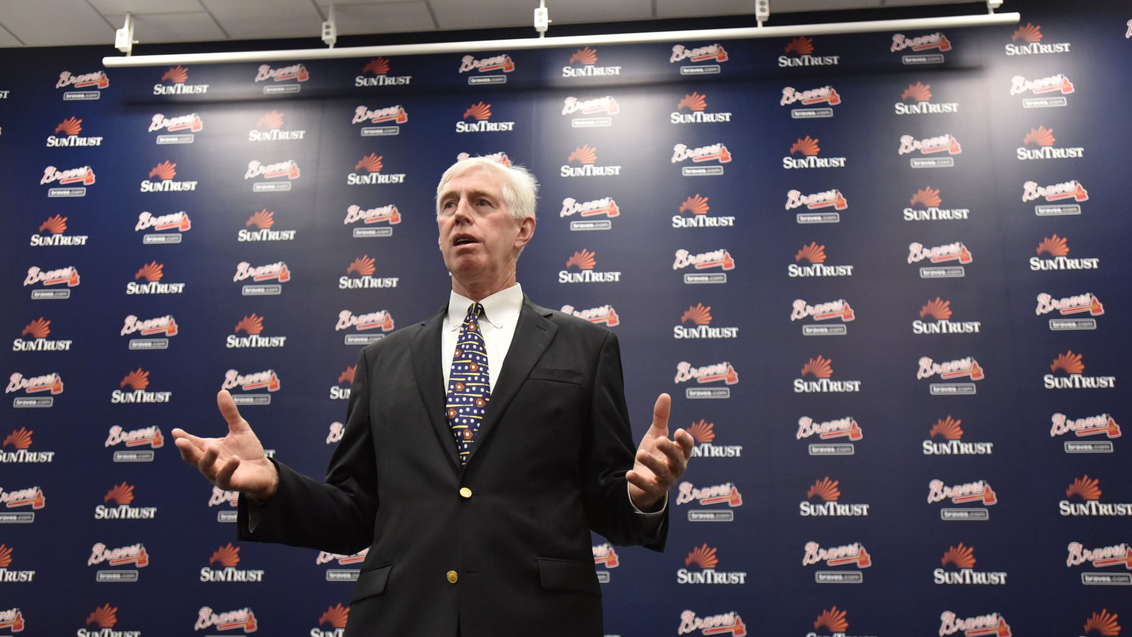 Braves Chairman and CEO Terry McGuirk has been involved with the team since 1976. HYOSUB SHIN / HSHIN@AJC.COM