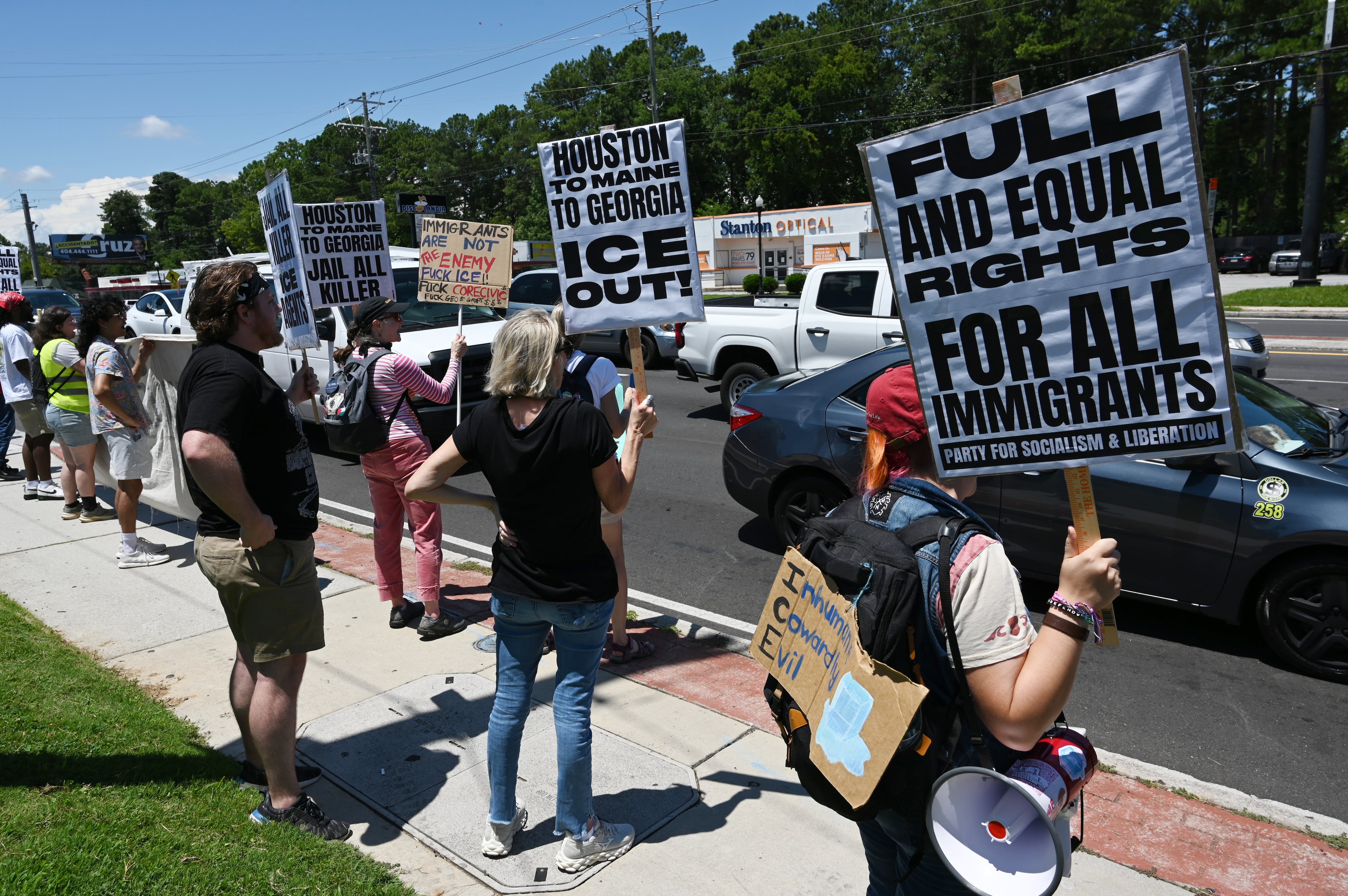 ICE protest