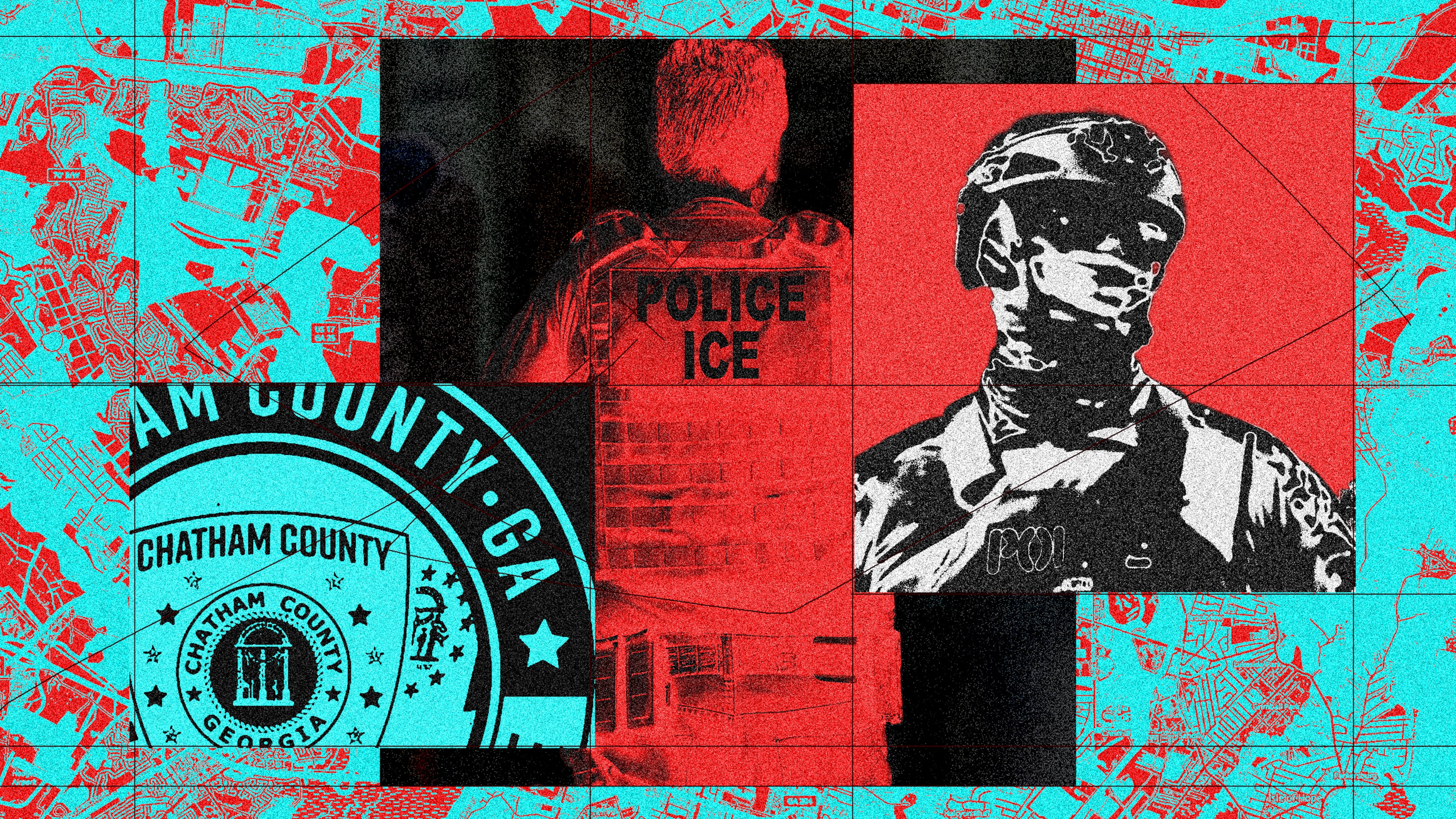 (Photo Illustration: Philip Robibero / AJC | Source: Getty, Open Street Map)