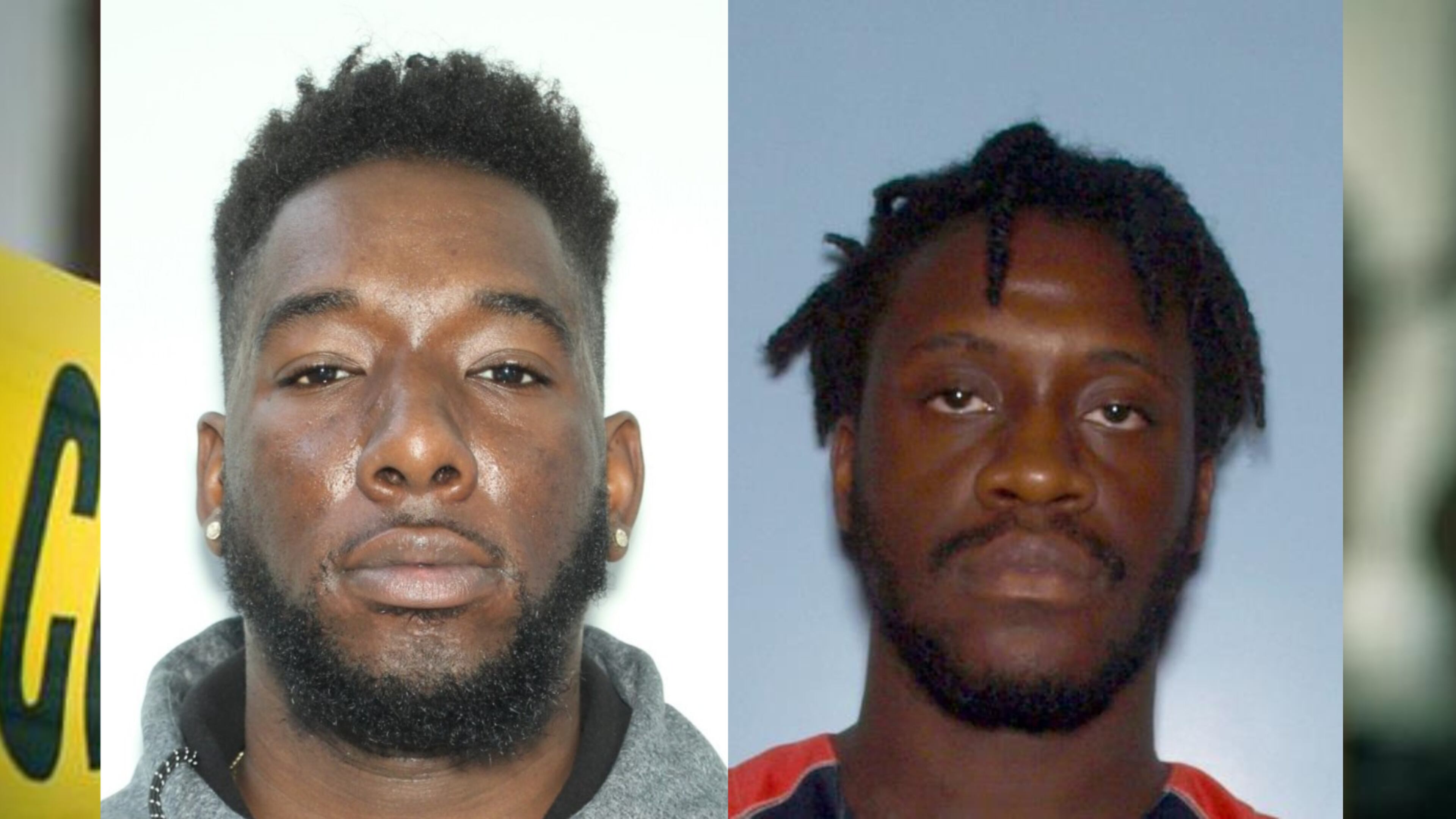 Diante Reynolds (left) and Steven Oboite were charged in the killing and disappearance of Allahnia Lenoir. Oboite remains at large.