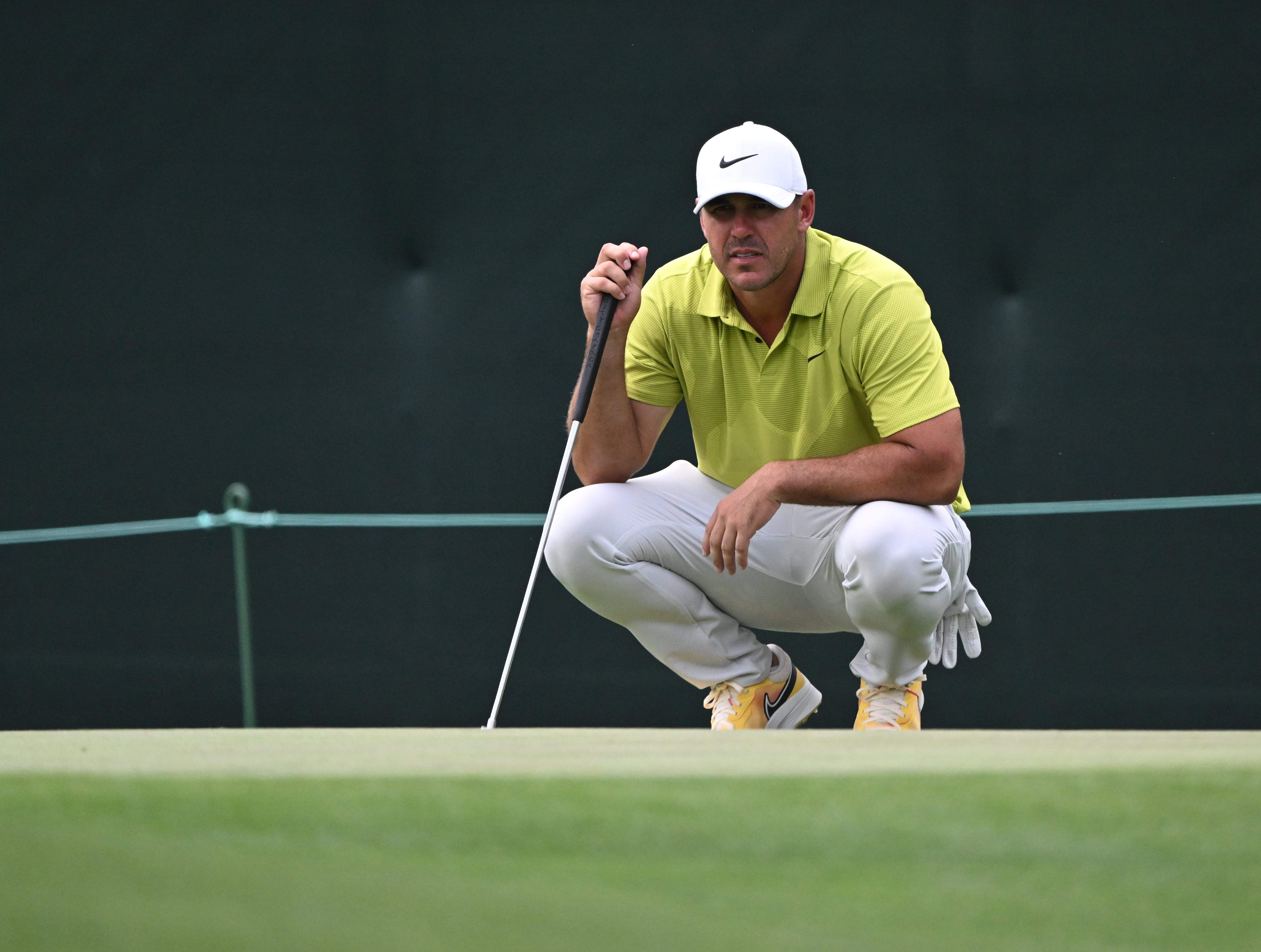Brooks Koepka during first round of the 2023 Masters Tournament at Augusta National Golf Club, Thursday, April 6, 2023, in Augusta, Ga. (Hyosub Shin / Hyosub.Shin@ajc.com)