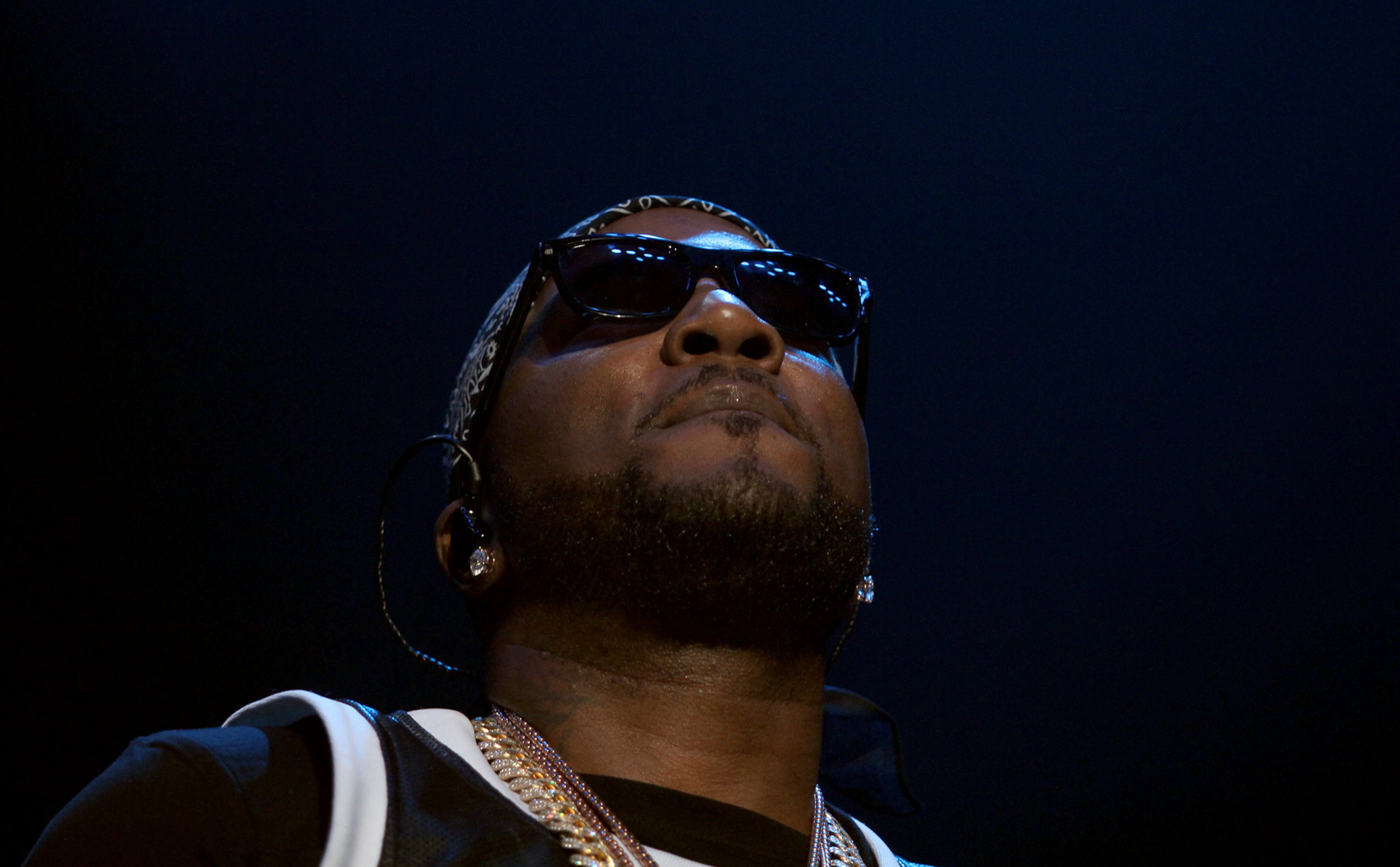 ATLANTA -- Rapper Young Jeezy, celebrates the 10th anniversary of his groundbreaking album "Let's Get It: Thug Motivation 101," performing at the Fox Theatre on Saturday, July 25, 2015. (Akili-Casundria Ramsess/Special to the AJC)