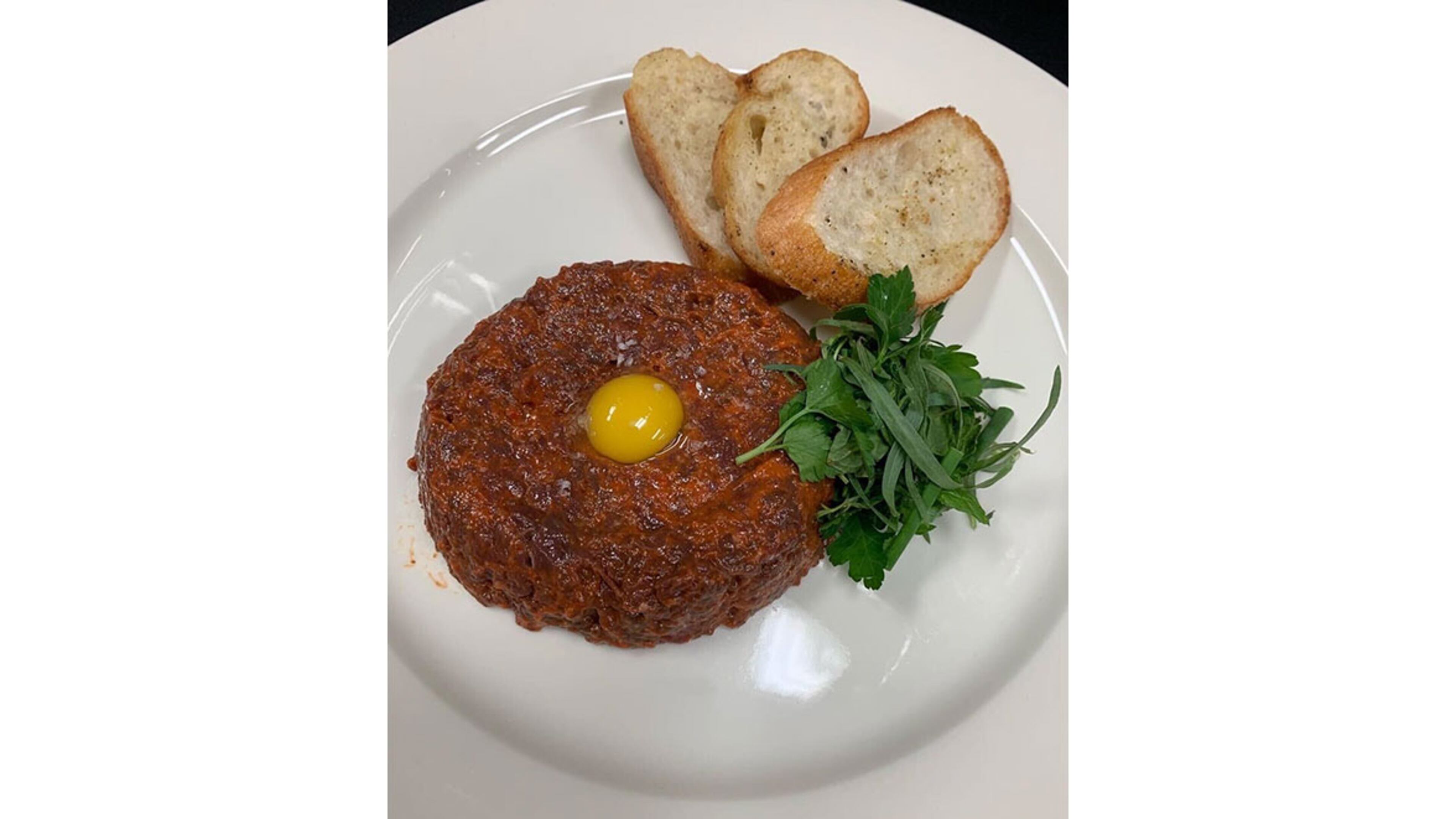 Venison tartare from the menu of Big Game.