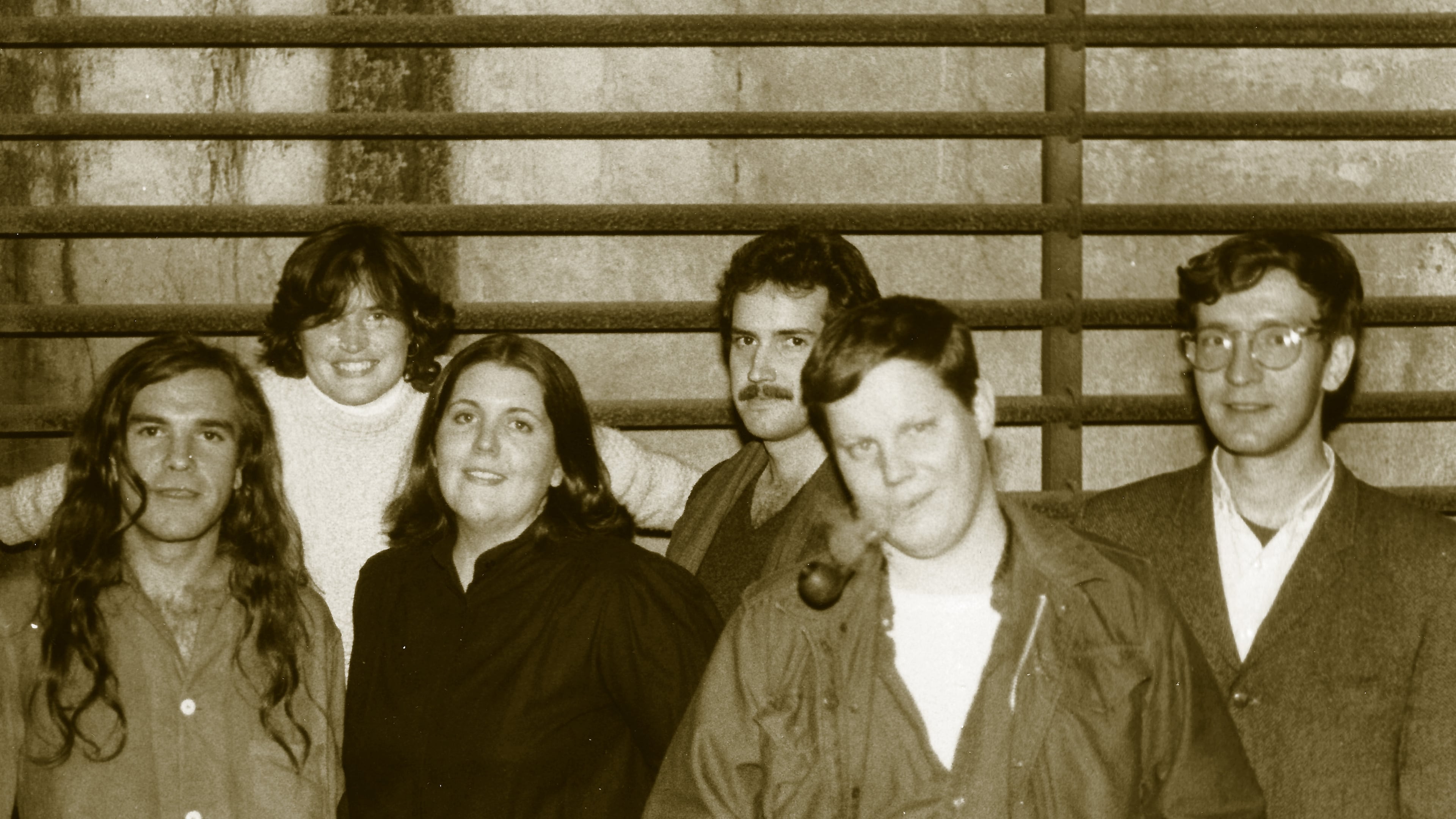 Squalls in the 1980s: Ken Starratt (from left), Mig Little Hayes, Diana Torell, Mark Cooper Smith, “Big Al” Walsh, Bob Hay.