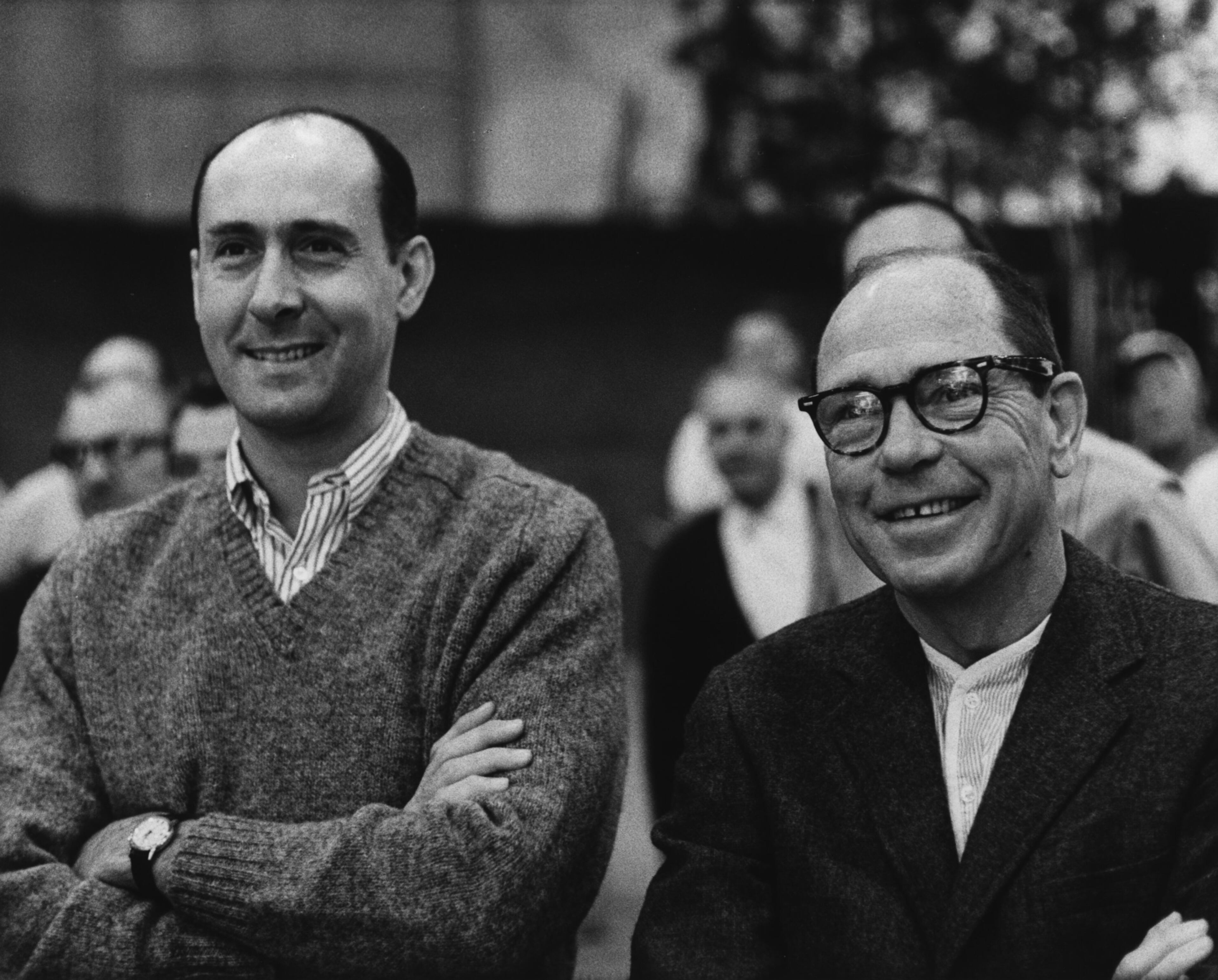 Henry Mancini, left, was one of Johnny Mercer's great collaborators. In 1961, Mancini wrote the music and Mercer wrote the lyrics to "Moon River" for the movie "Breakfast at Tiffany's" It received an Academy Award for Best Original Song for its first performance by Audrey Hepburn. It also won Mancini the 1962 Grammy Award for Record of the Year and Mercer the Grammy Award for Song of the Year. Georgia State University