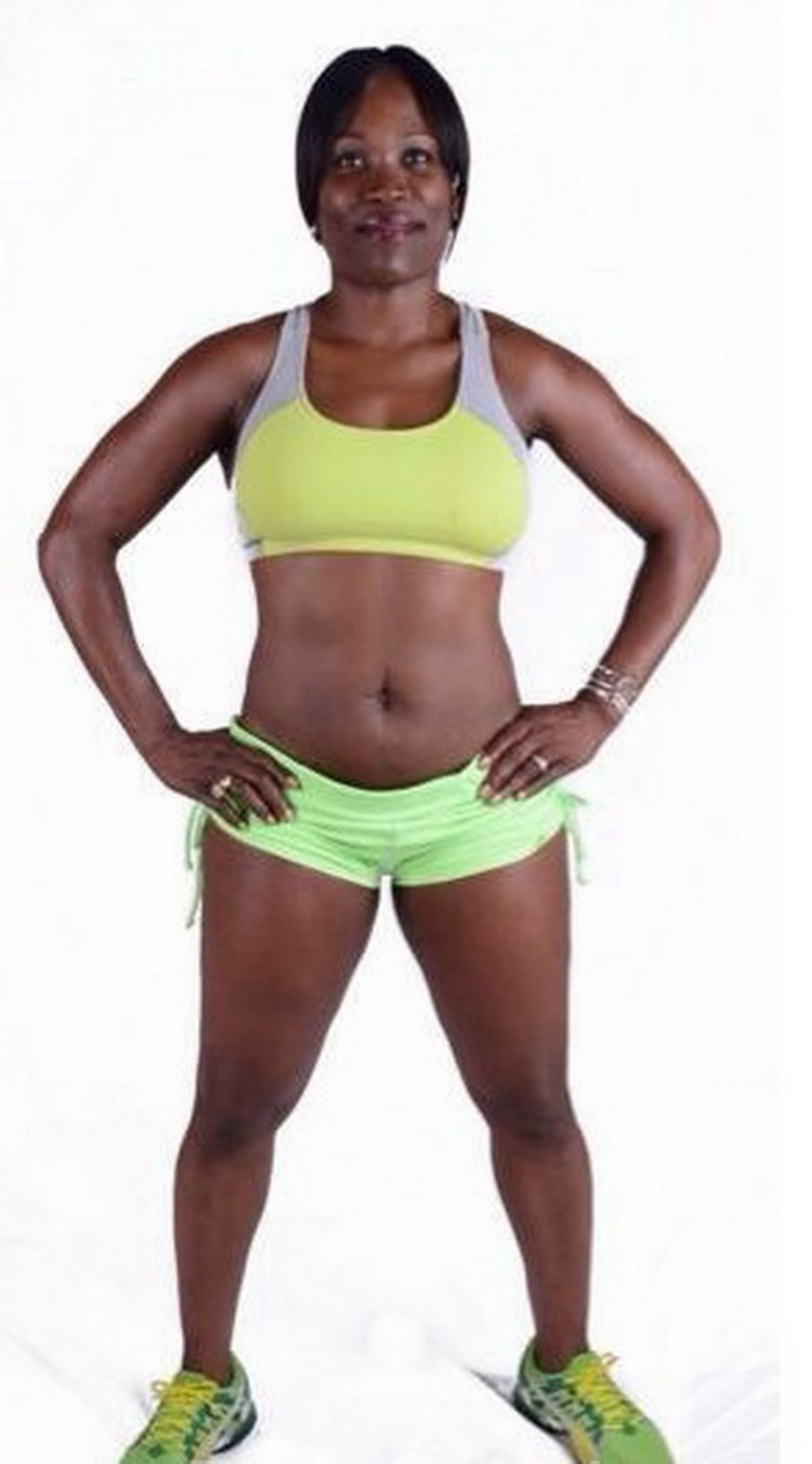 Joyce Bell weighed 158 pounds when this photo was taken in 2014.