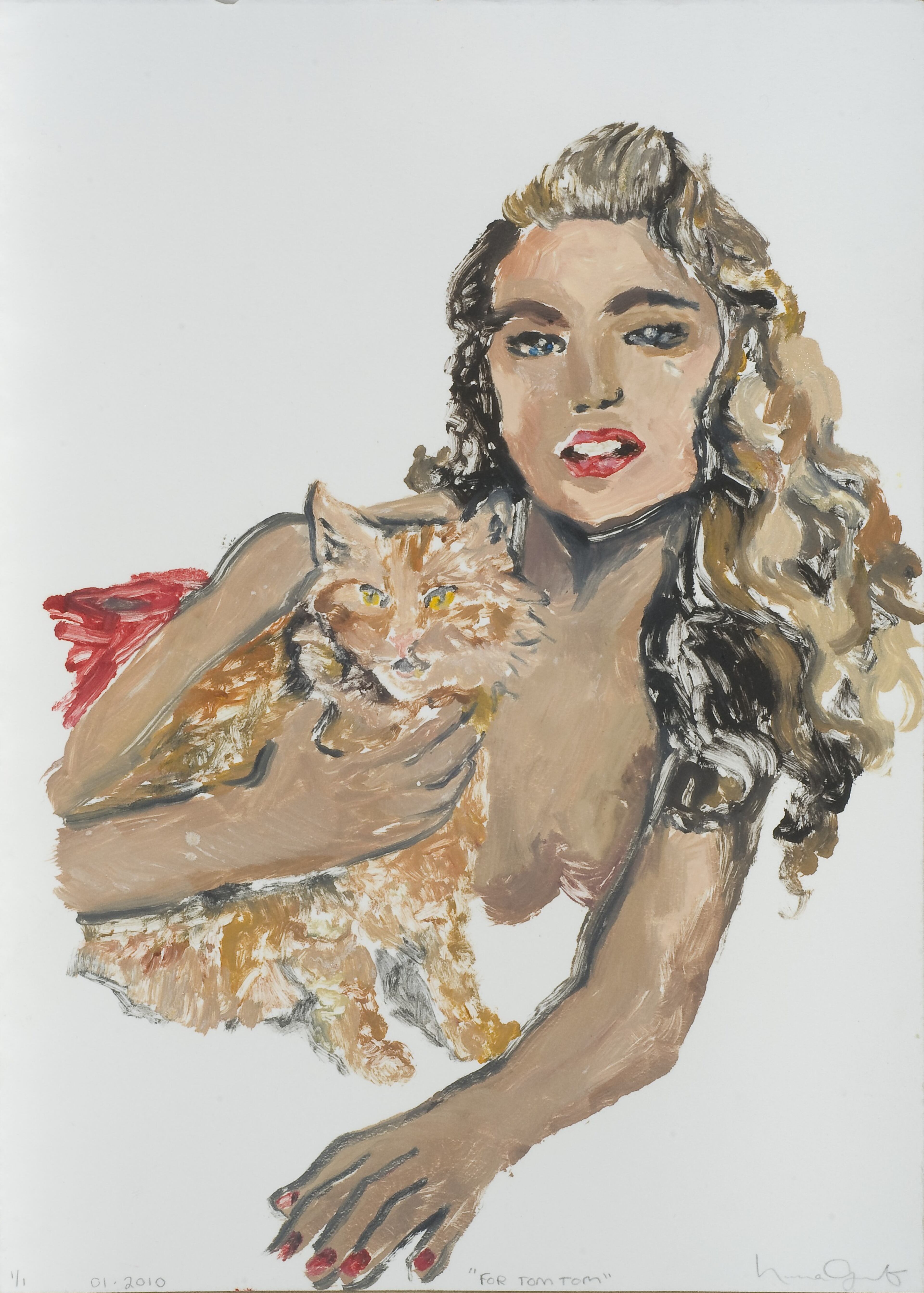 Heidi Graf (American, born 1987), Untitled (For Tom Tom), 2010, ink on paper, 10 × 14 inches. High Museum of Art, Atlanta, purchase with Antinori Fund, 2015.120.