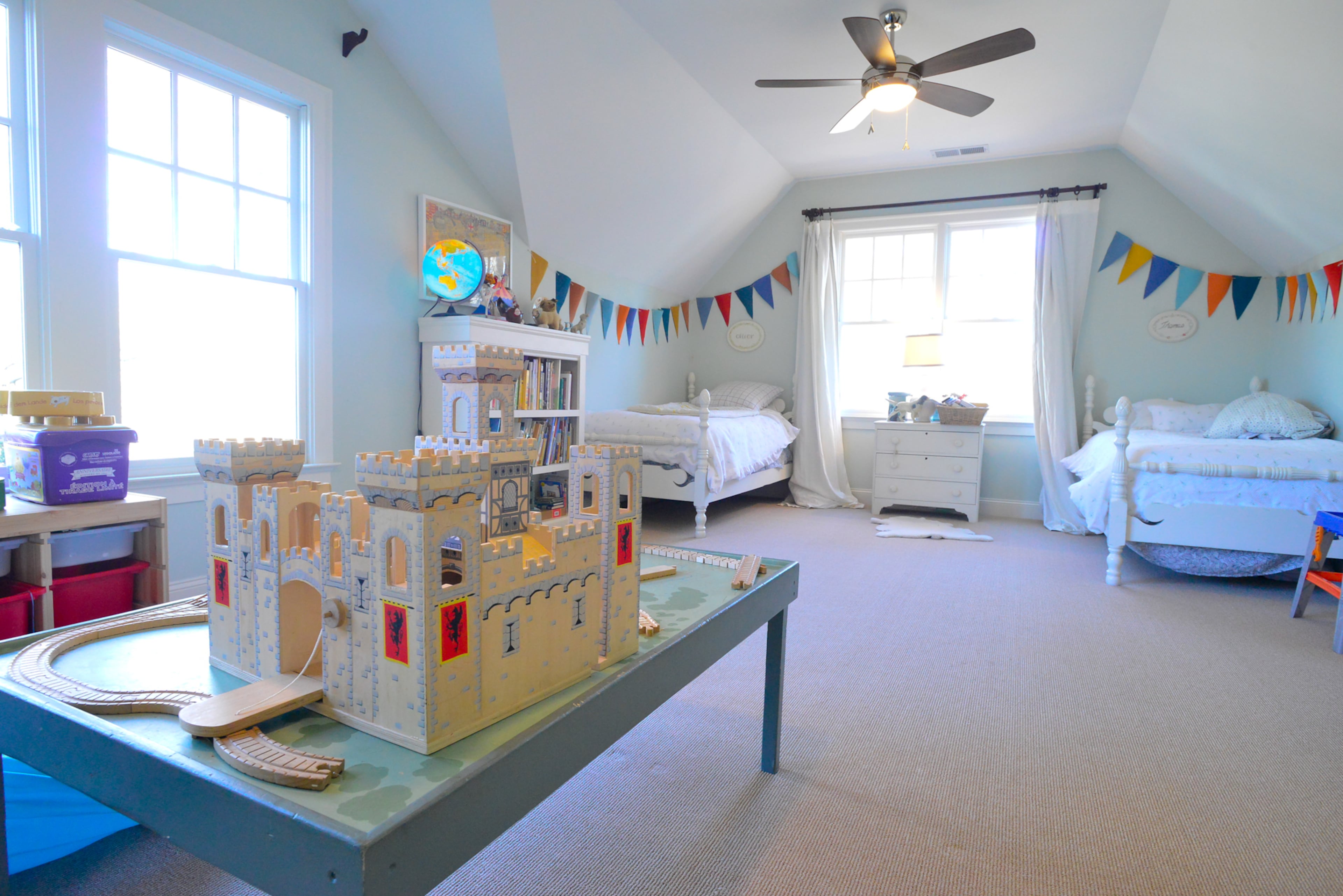 Laura Graham wanted a large bedroom for her young boys. It's so large, she calls it the "wrestling room."