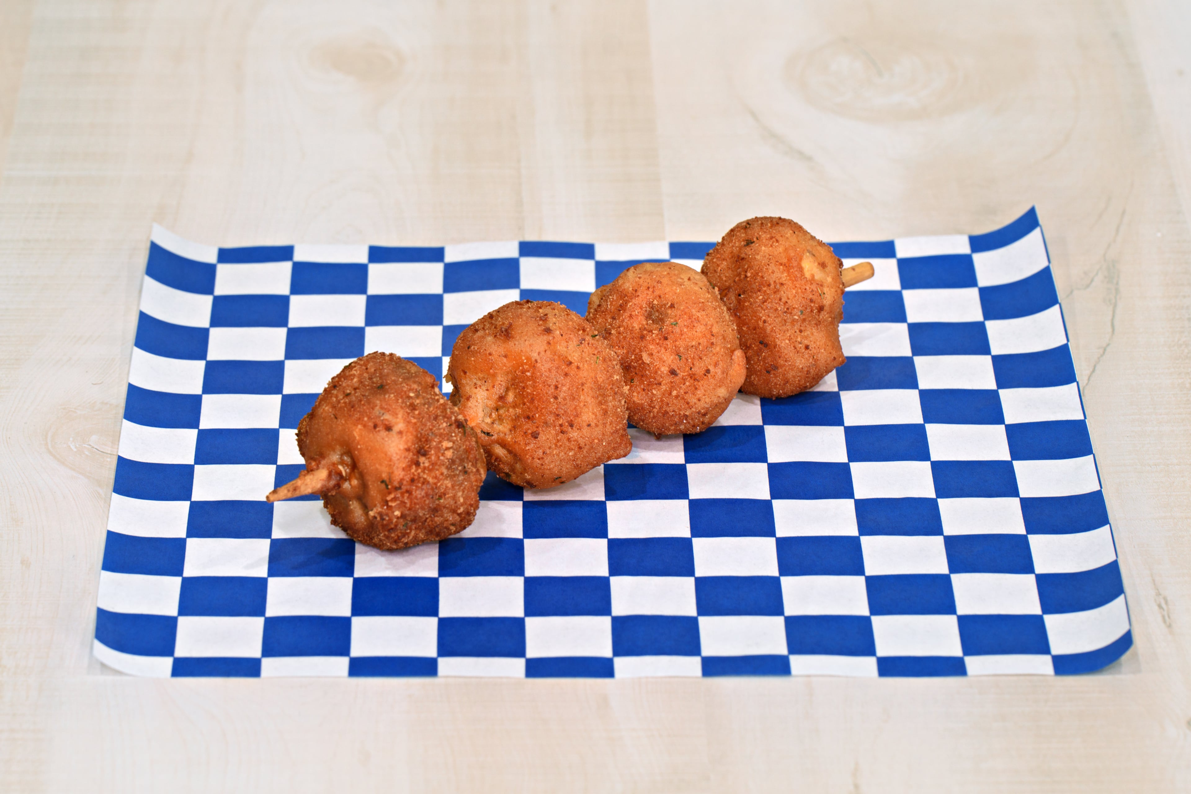 Griff's Veggies will have stuffed, fried and skewered mushrooms on its menu at this year's Georgia National Fair. (Courtesy of the Georgia National Fair)
