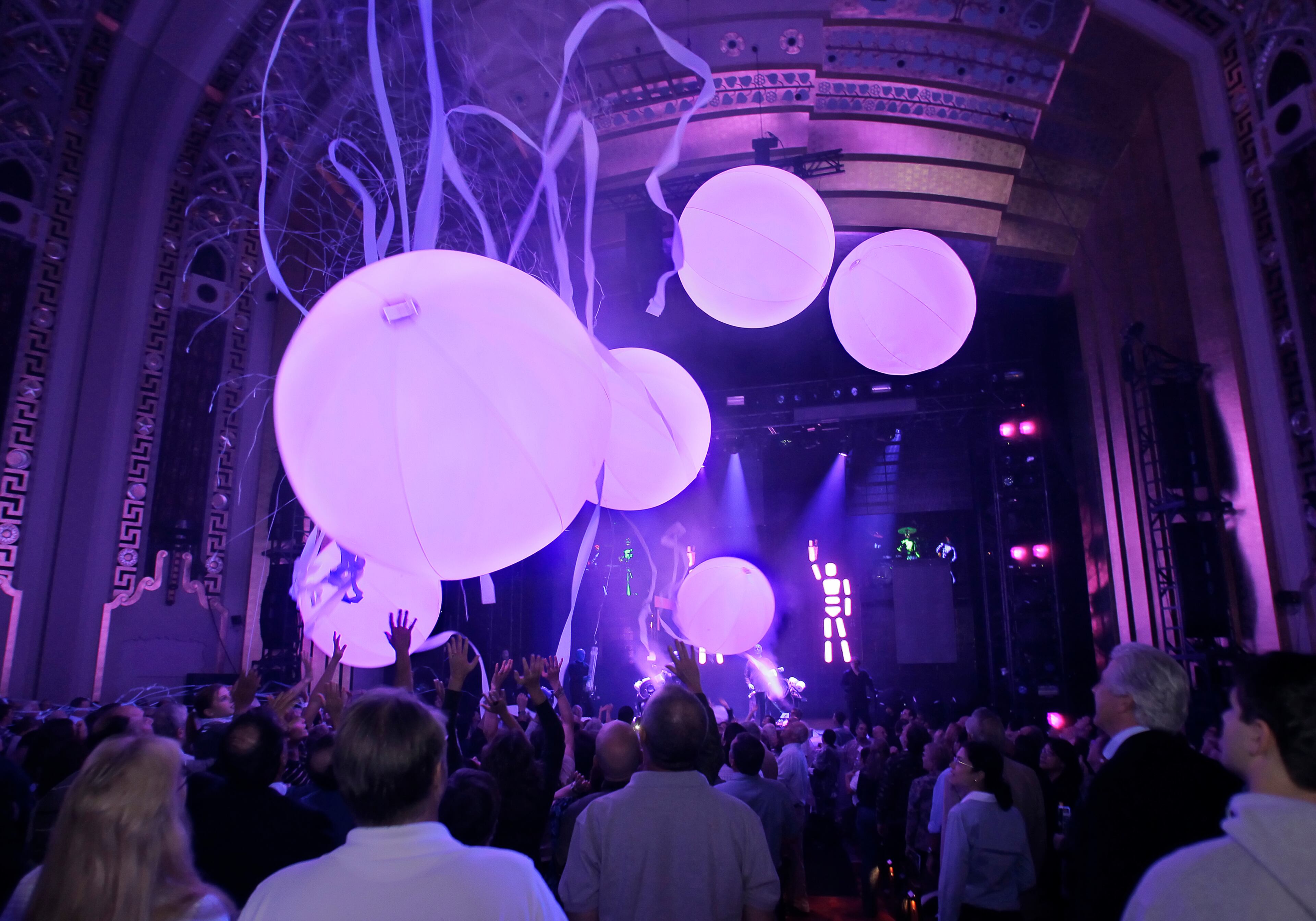 Here are some more photos of the Blue Man Group. The show is at the Fox Theatre through Sunday.