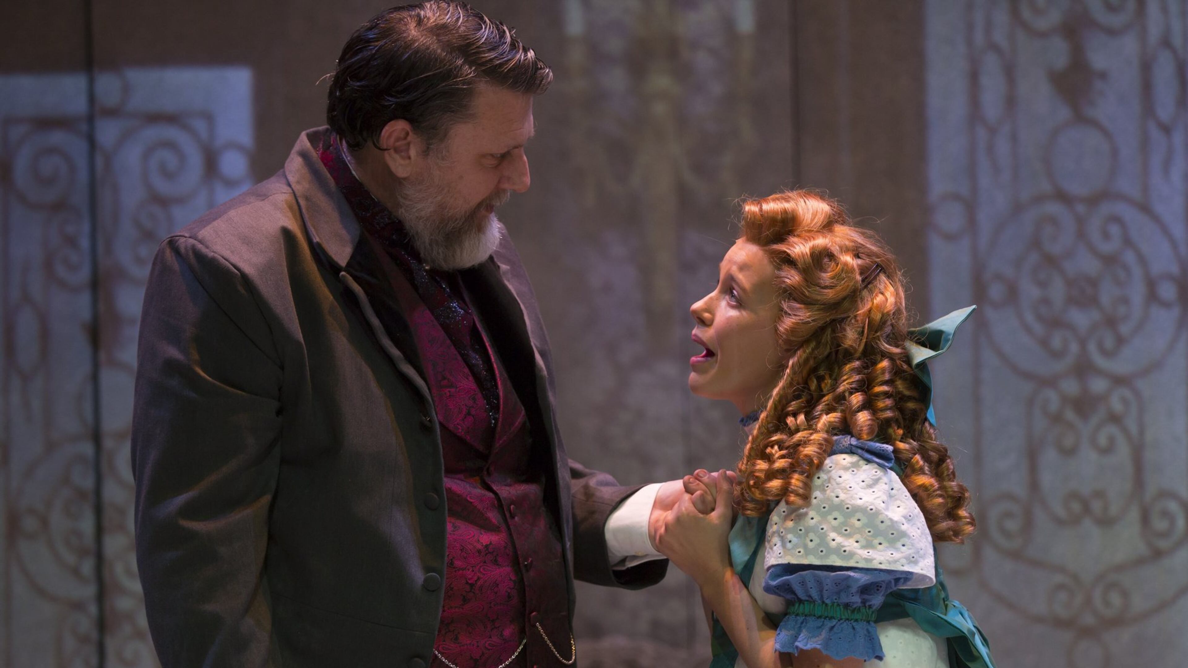 Thomas Ward and Devon Hales appear in “The Nether” at Theater Emory. Contributed by Kay Hinton