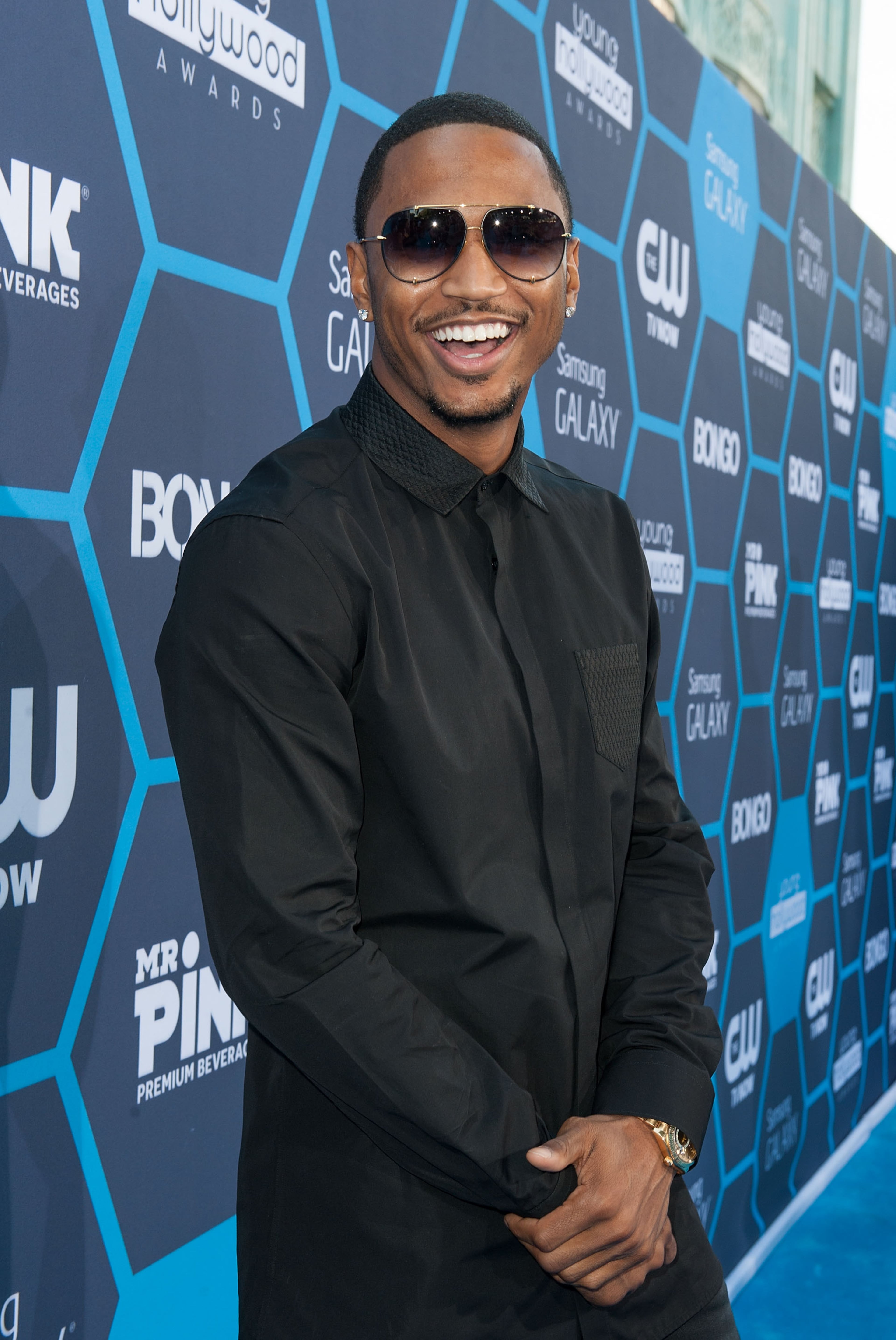 LOS ANGELES, CA - JULY 27: Singer/songwriter Trey Songz arrives at the 16th Annual Young Hollywood Awards at The Wiltern on July 27, 2014 in Los Angeles, California. (Photo by Valerie Macon/Getty Images)