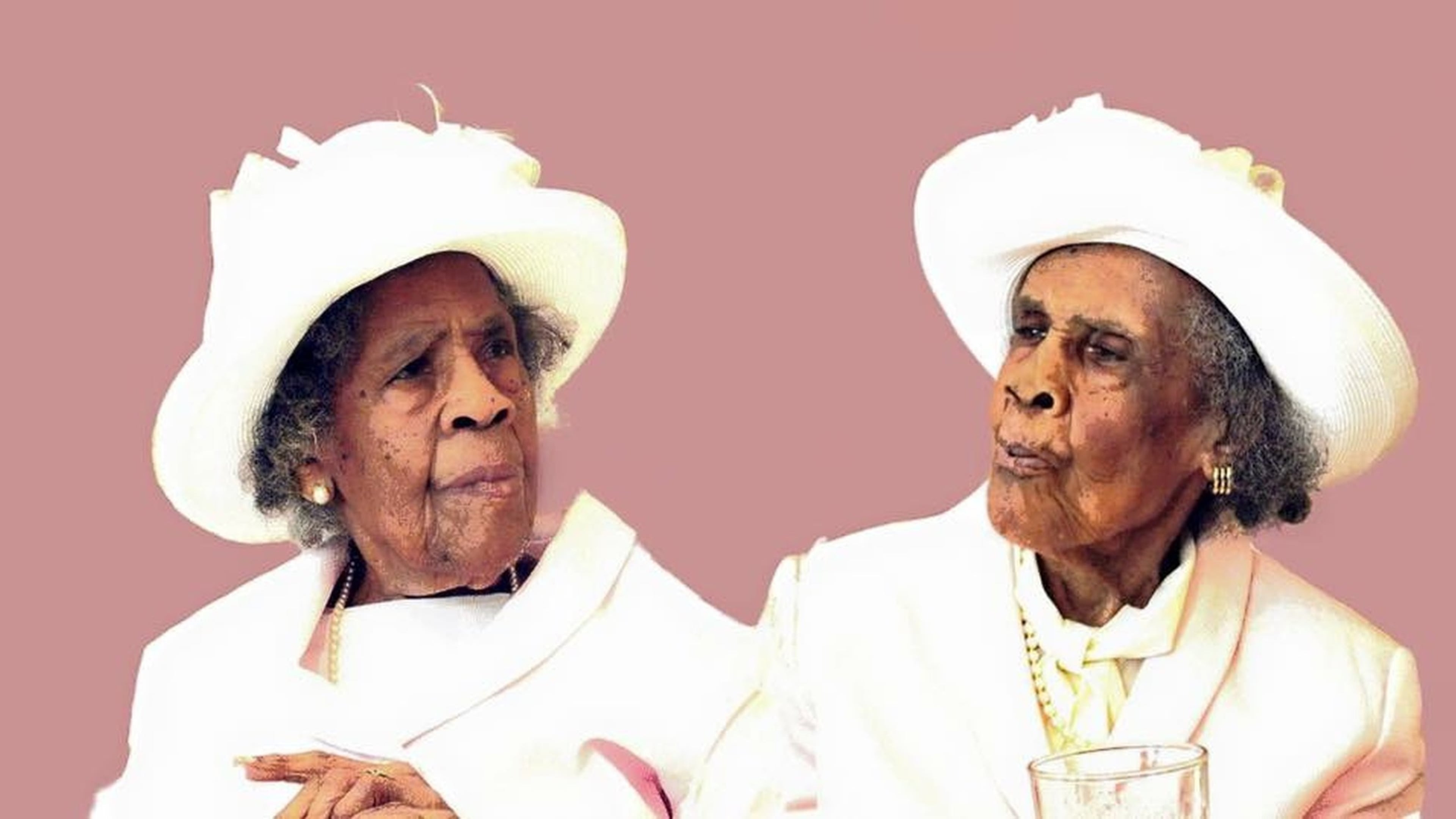 Cusseta natives and twin sisters Mary Shipp Harrow and Martha Shipp Averett will celebrate their 100th birthday in Columbus in July. CONTRIBUTED