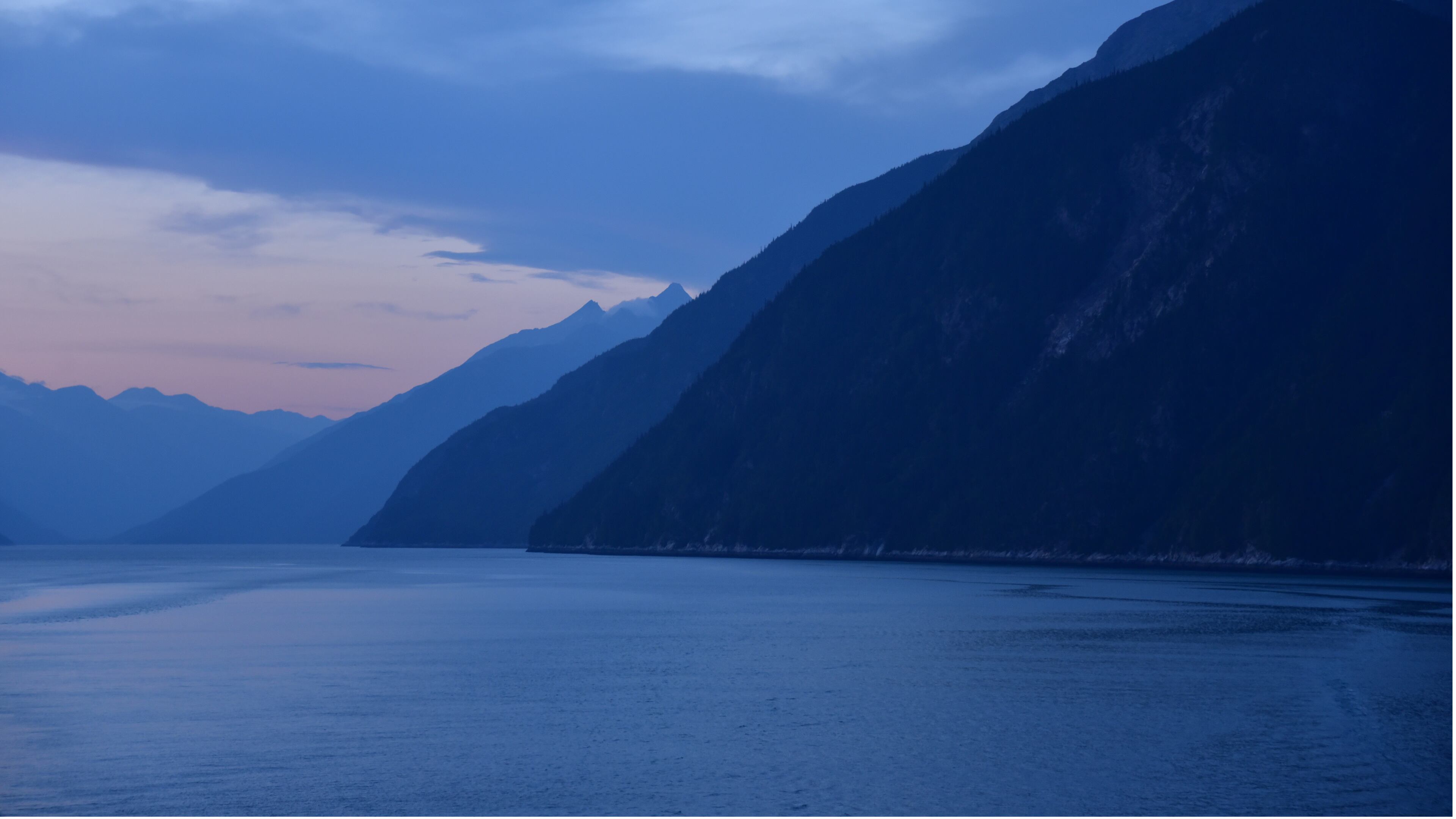 "This was taken just after sunset cruising not long after leaving Skagway, Alaska," wrote Bruce N. Gaskin of Alpharetta.