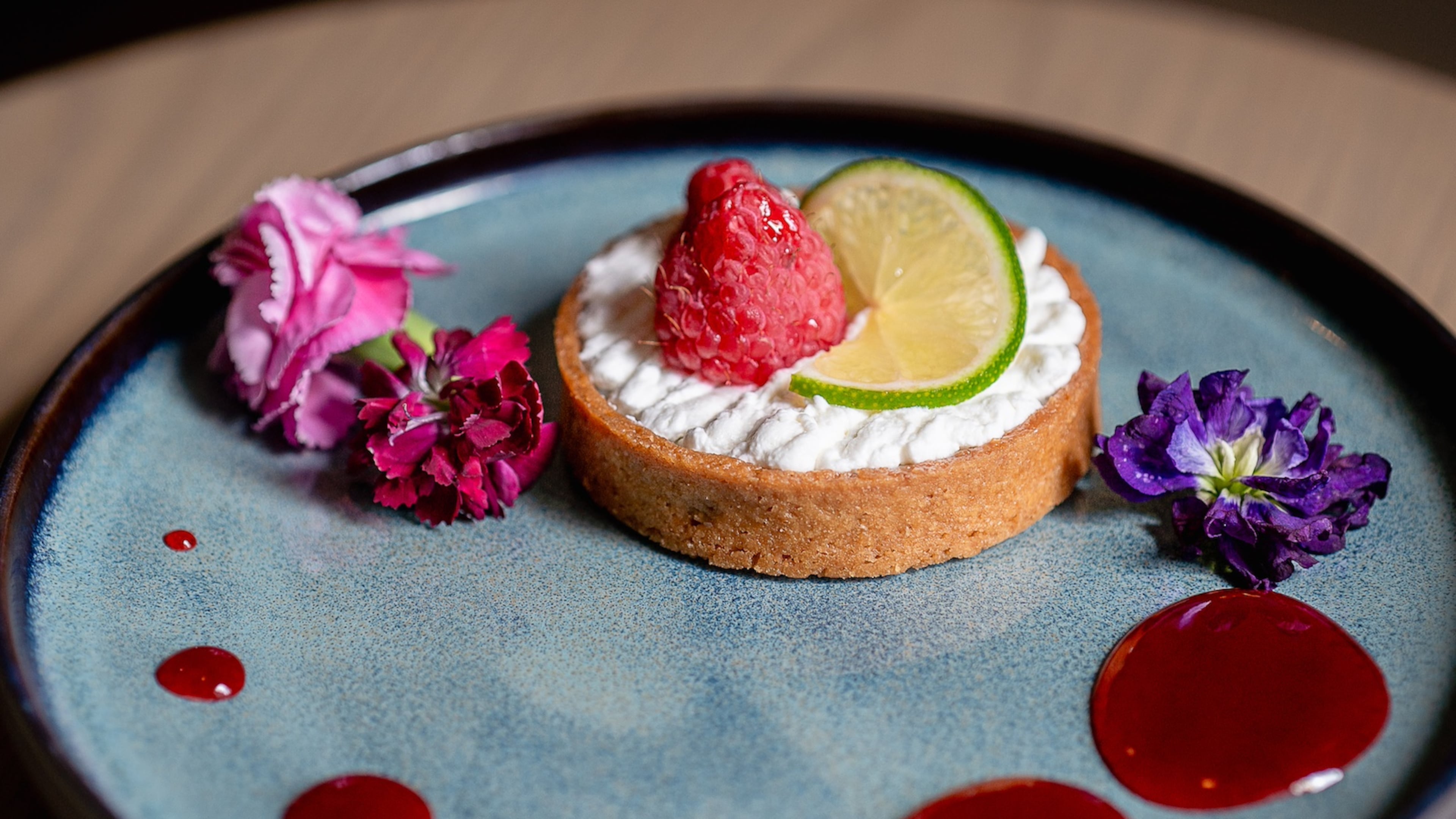 Chateau Elan’s Avocado Key Lime Tart. (Courtesy of Rae Conner)