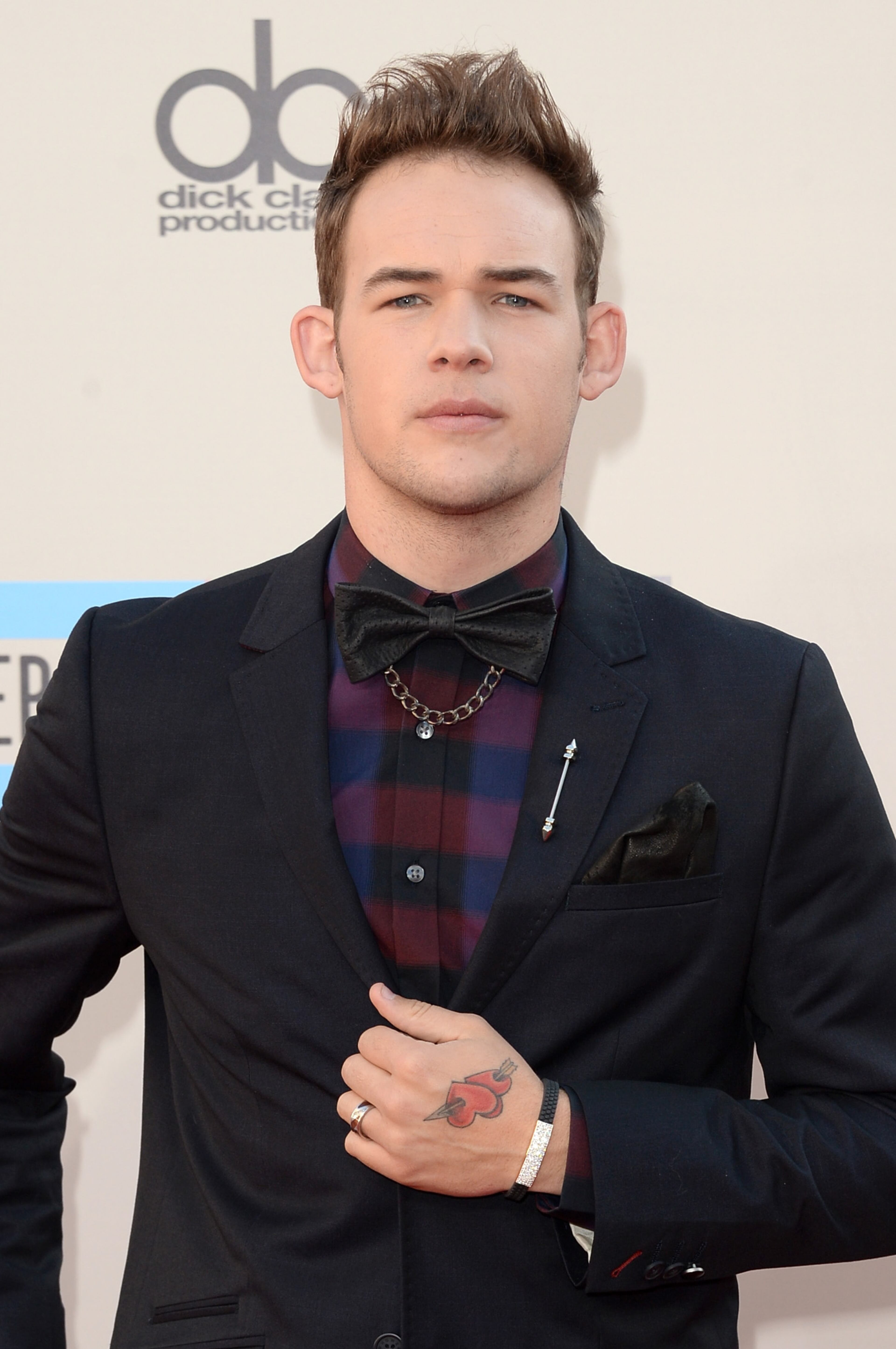 LOS ANGELES, CA - NOVEMBER 24: Singer James Durbin attends the 2013 American Music Awards at Nokia Theatre L.A. Live on November 24, 2013 in Los Angeles, California. (Photo by Jason Merritt/Getty Images)