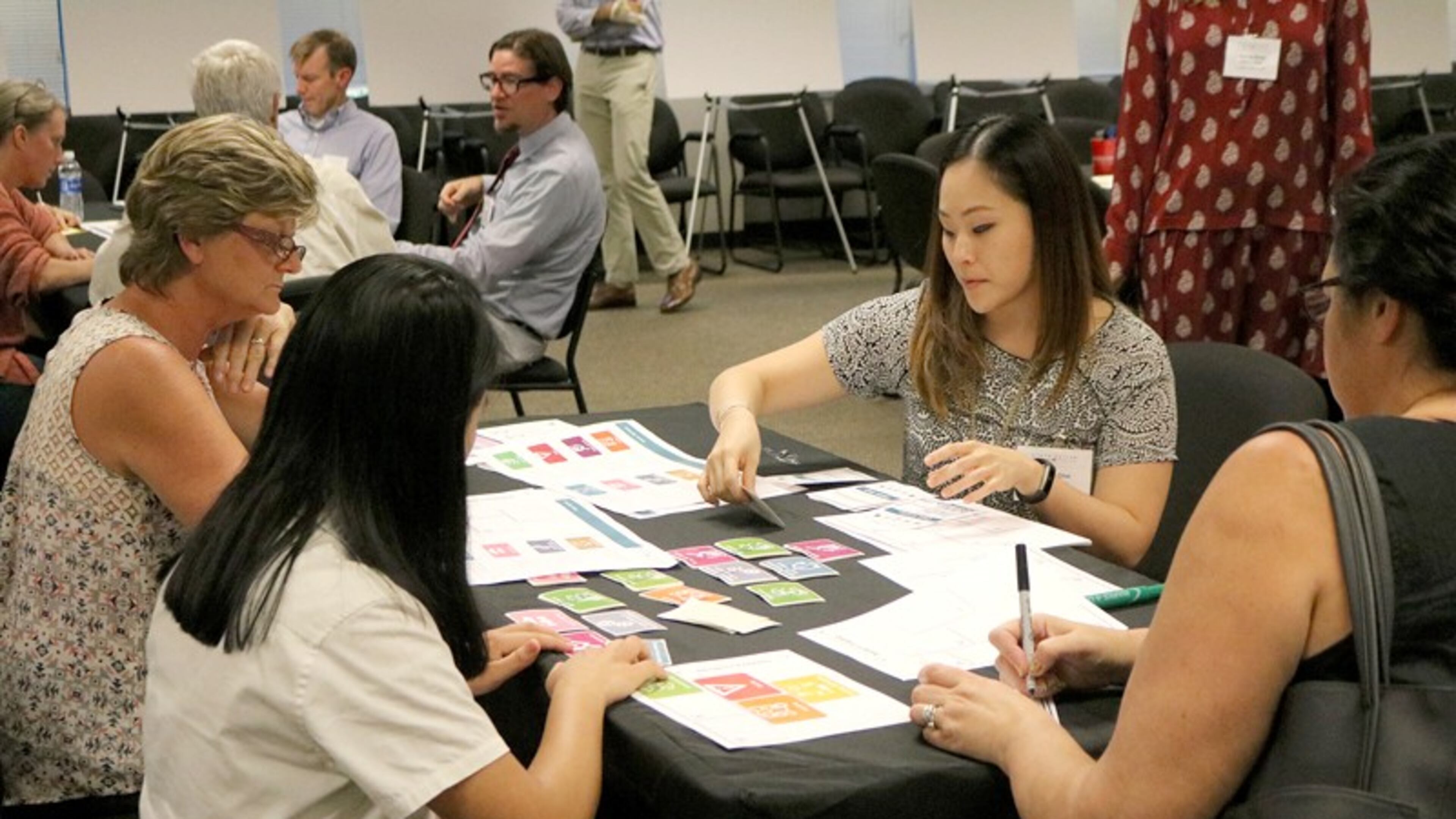 Area residents participate in a recent community meeting on the North Fulton Comprehensive Transportation Plan. Public comment will be taken on the plan at info@northfultonctp.com until Nov. 29. CITY OF JOHNS CREEK