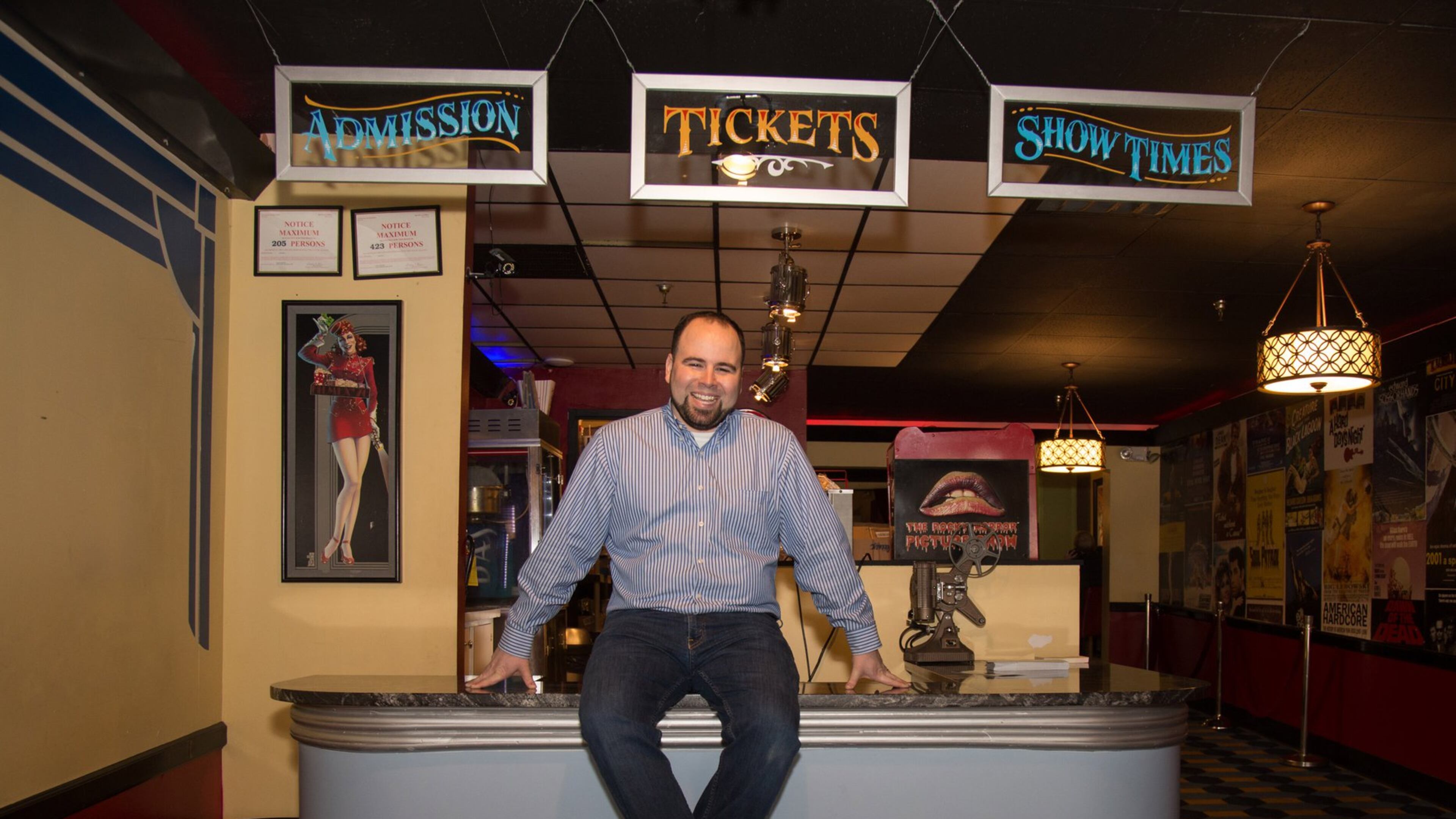 Chris Escobar is the new owner of the Plaza Theatre, which opened in 1939. STEVE SCHAEFER / SPECIAL TO THE AJC