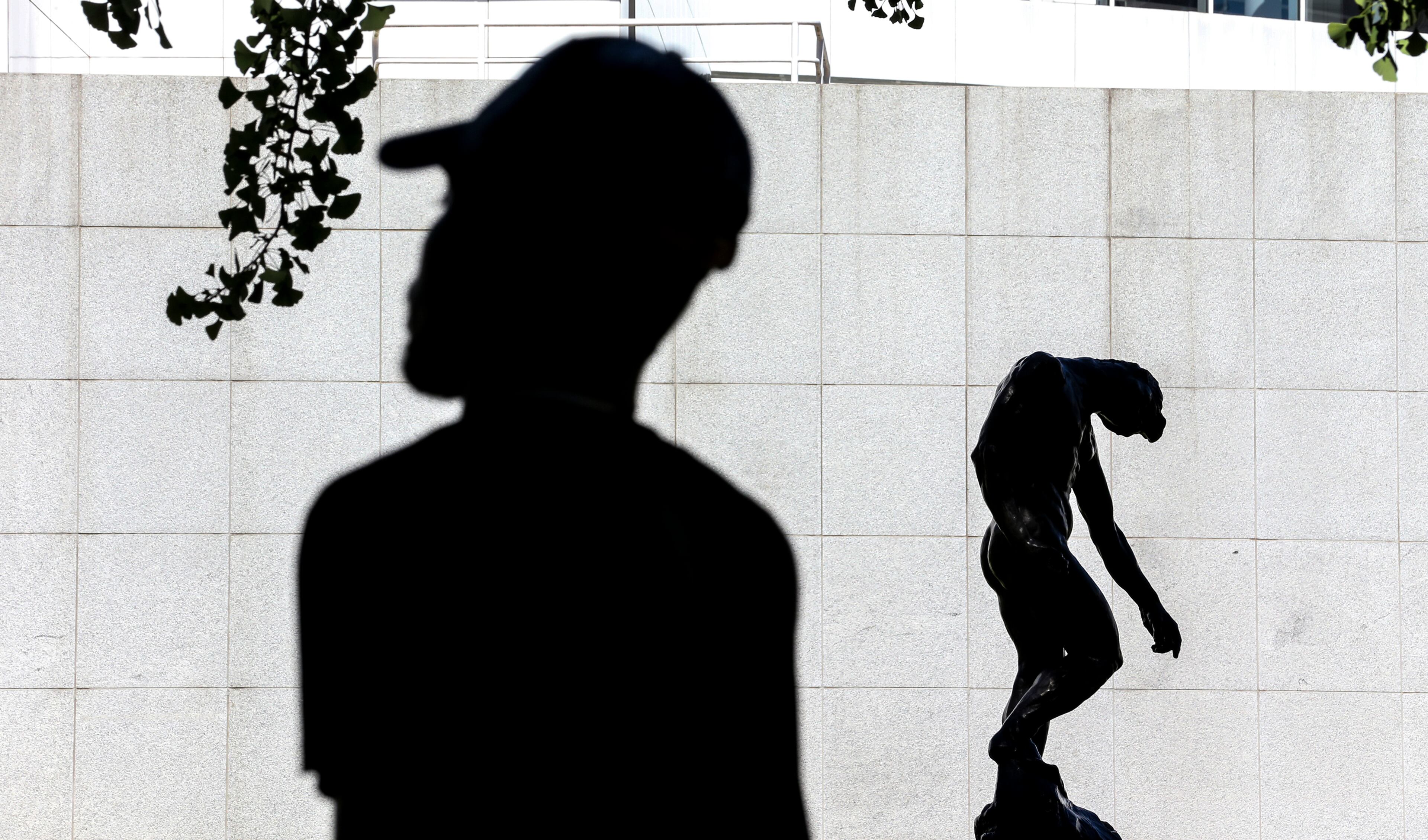 Aug 29, 2019 Atlanta: In great sunny weather, SCAD student David Quampah passes âThe Shadeâ by Auguste Rodin at the High Museum on Thursday August 29, 2019. Quampah is majoring in graphic design and was on his way back to his dormitory. The sculpture was a gift to the Robert W. Woodruff Arts Center from France in 1968 in memory of the 122 members of the Atlanta Art Association members who lost their lives in a June 3rd, 1962 airplane crash in Paris. Itâs felt like Atlanta has been in the shade the last few days. The forecast for Friday morning - more 50s in the northeast Georgia mountains and 60s in metro Atlanta. Temperatures will rise a little higher Friday afternoon to 90 degrees, but Monahan said the sky will basically be cloud-free. âIt is going to be a very sunny finish to the work week and start to the weekend, too,â Channel 2 Action News meteorologist Brian Monahan said. JOHN SPINK/JSPINK@AJC.COM