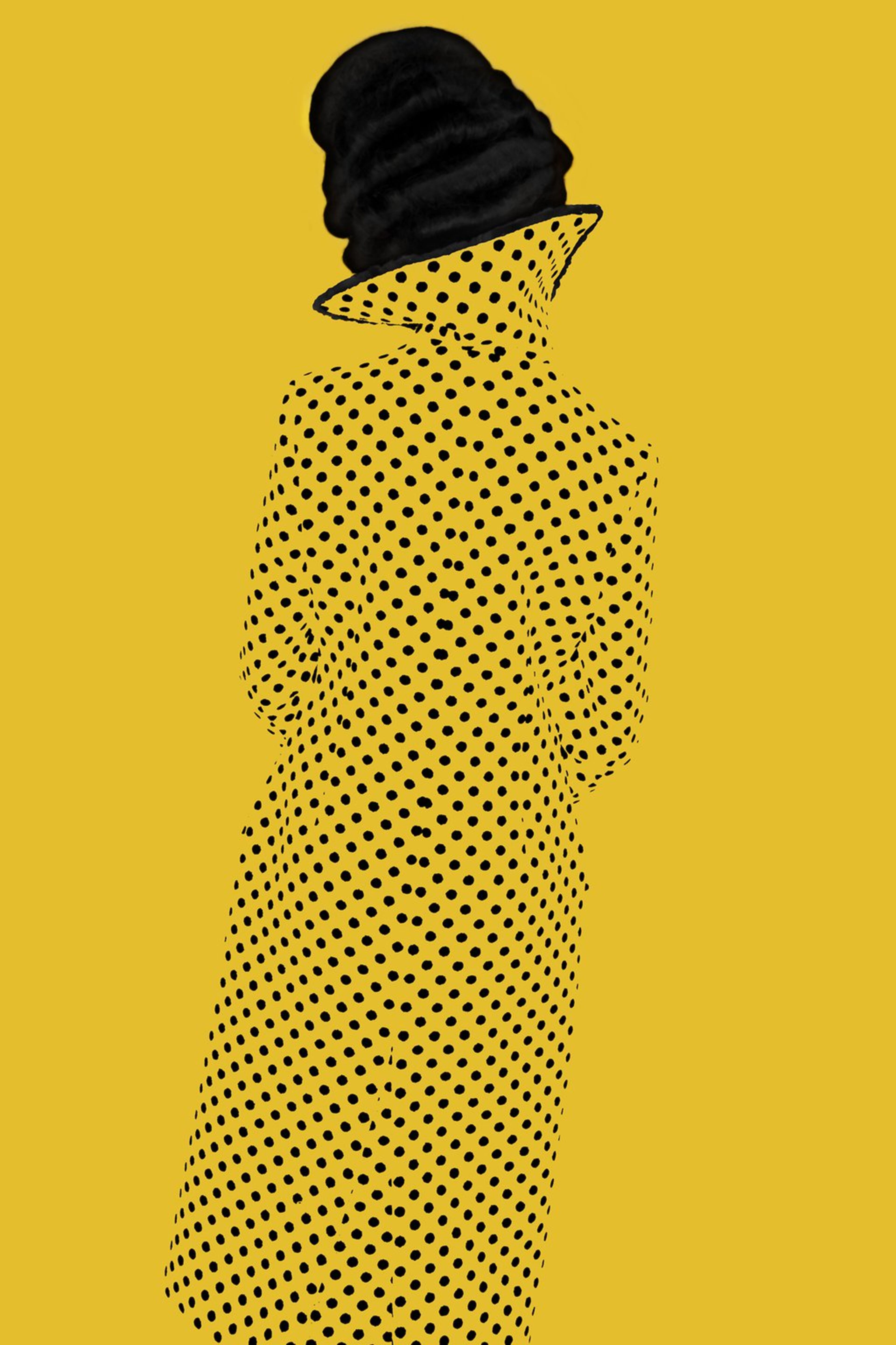 Erik Madigan Heck’s photograph “Without a Face (Yellow), 2013.” CONTRIBUTED BY JACKSON FINE ART