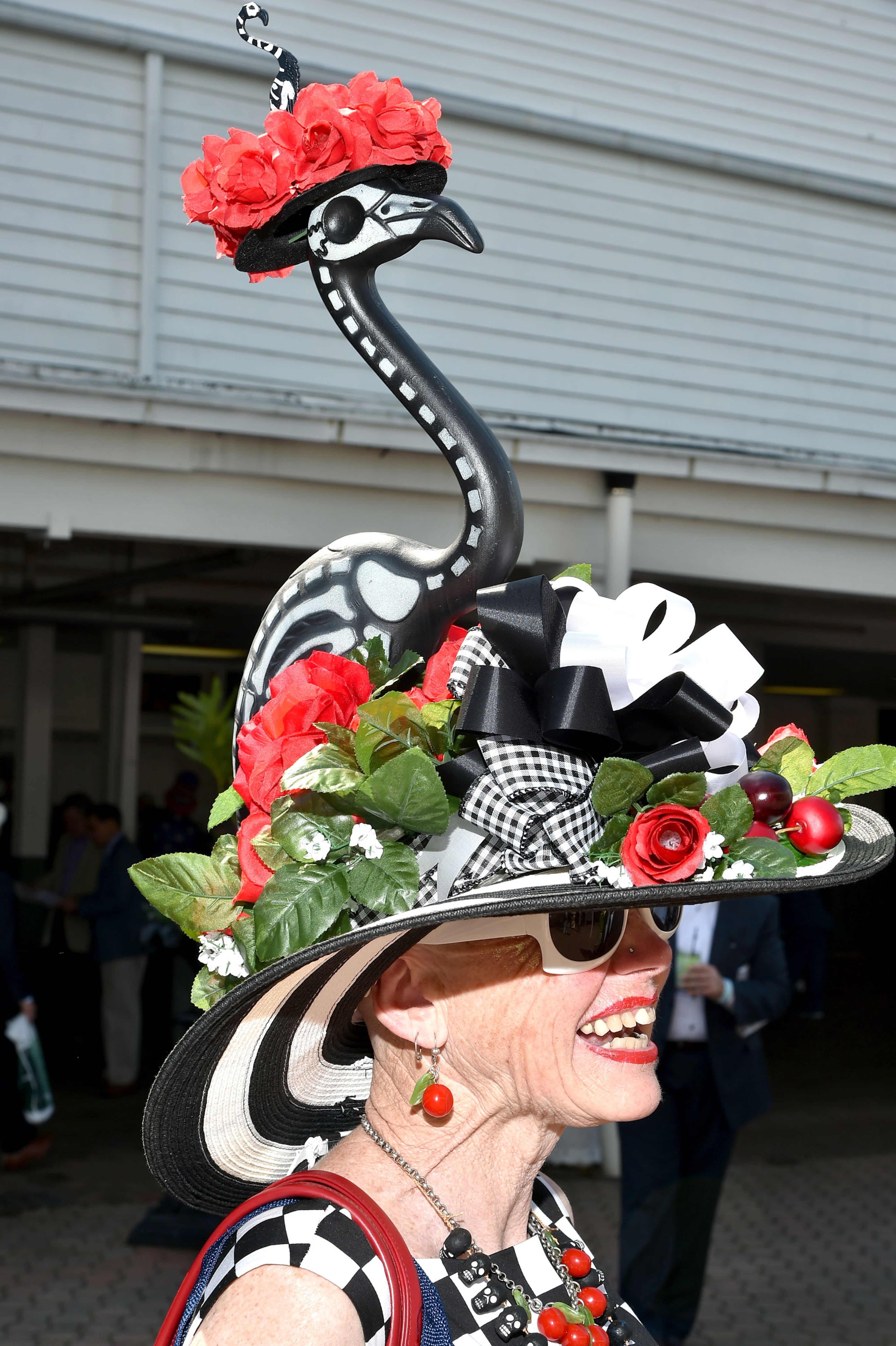 LOUISVILLE, KY - MAY 07: View of derby hat during the 142nd Kentucky Derby at Churchill Downs on May 07, 2016 in Louisville, Kentucky. (Photo by Mike Coppola/Getty Images for Churchill Downs)