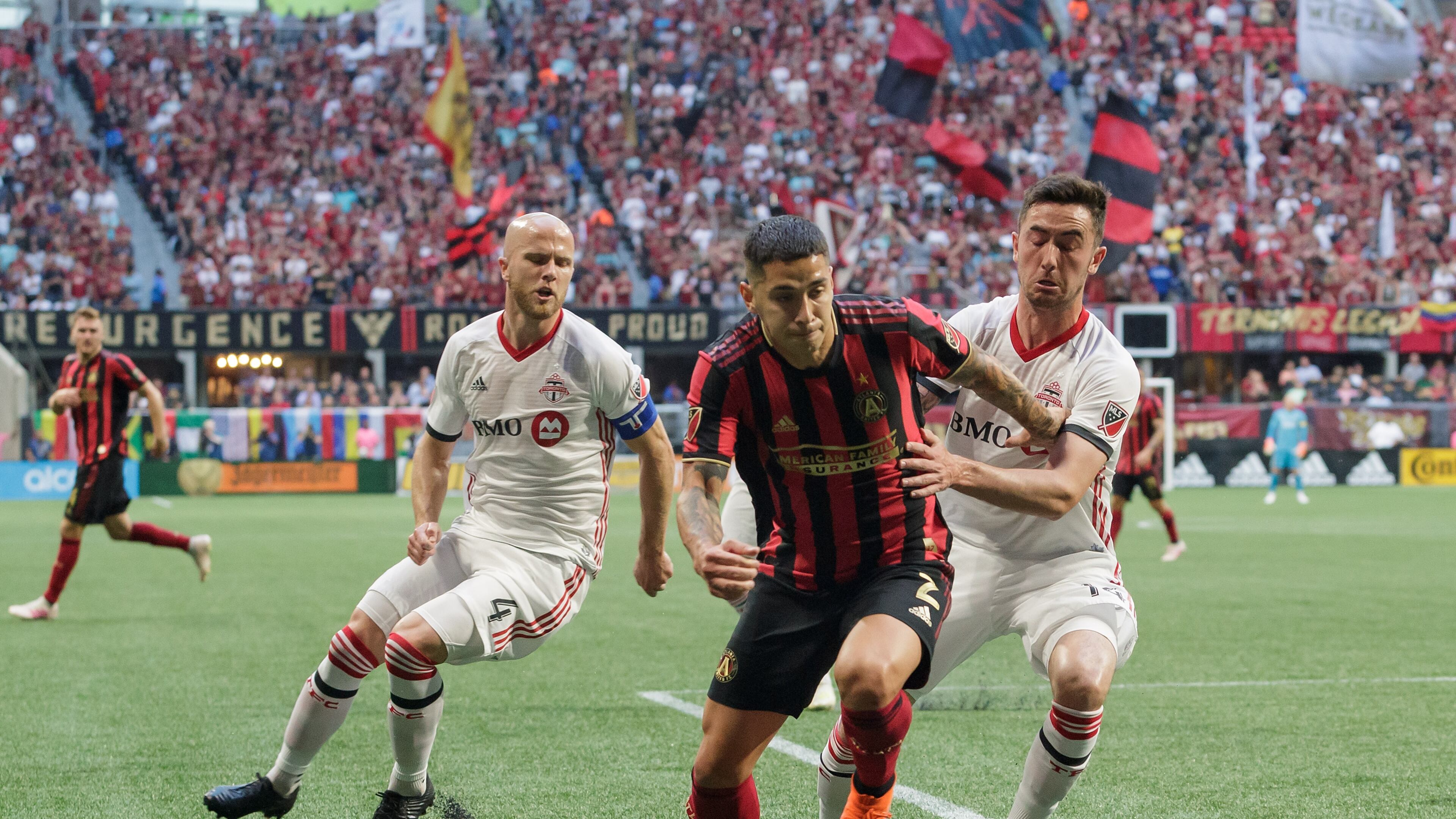 Atlanta United's Franco Escobar turns defense into offense in Wednesday's win against Toronto. (Atlanta United)