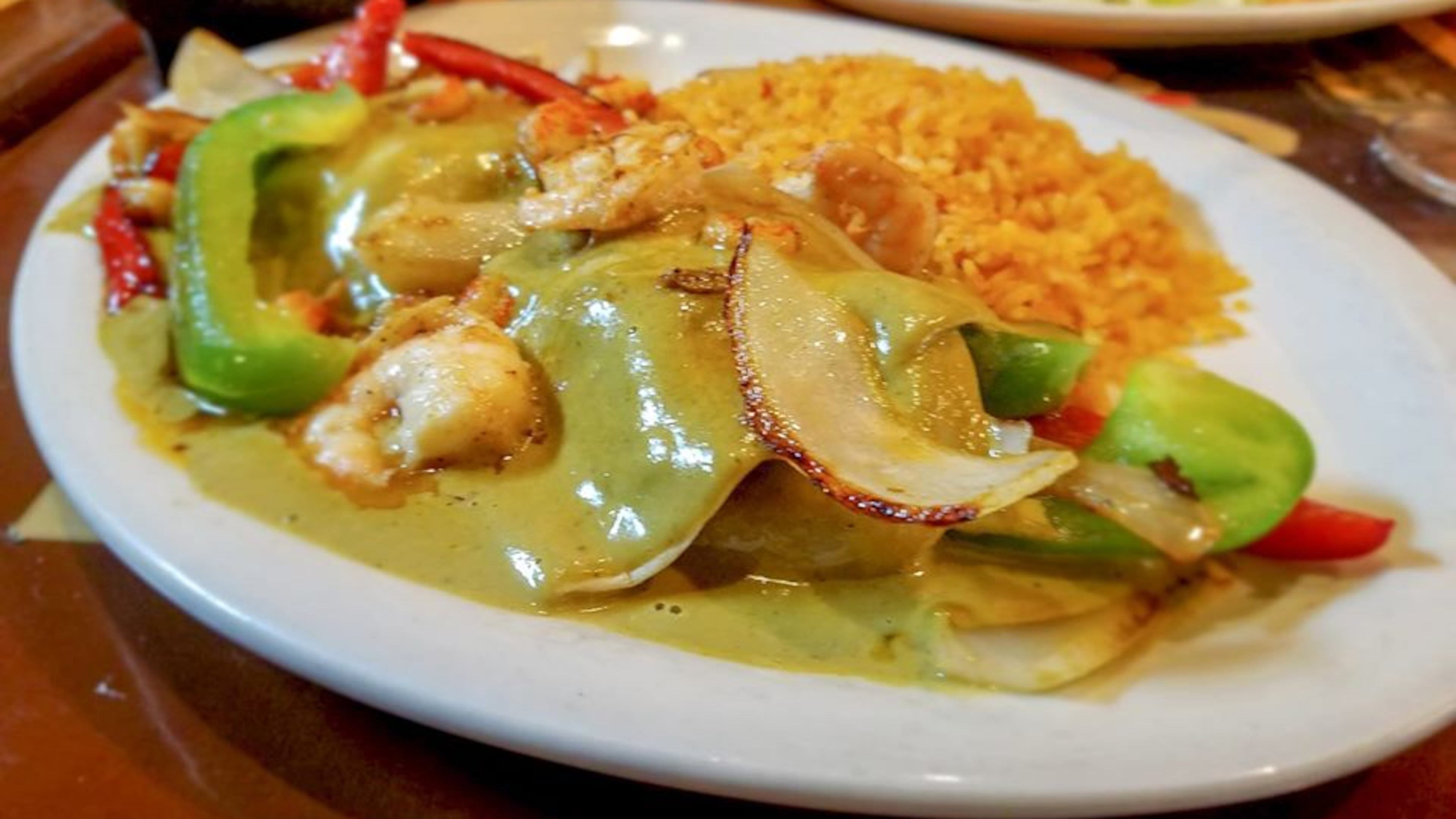 Mariscos Burrito from Taqueria Los Hermanos.