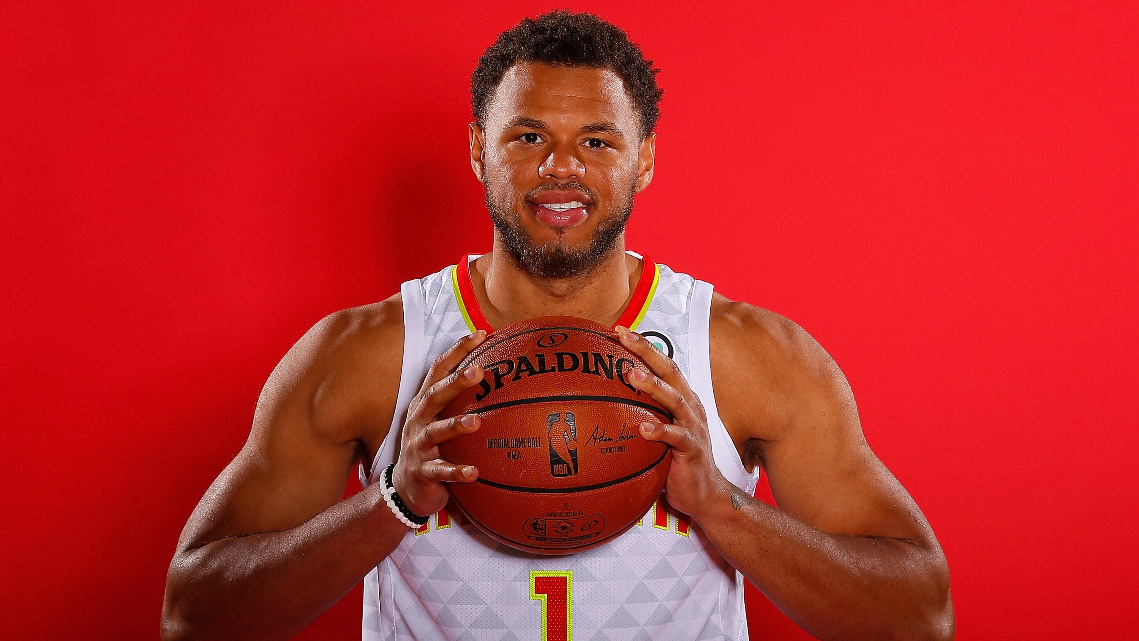 Justin Anderson of the Atlanta Hawks poses for portraits during media day at Emory Sports Medicine Complex on September 24, 2018 in Atlanta, Georgia. (Photo by Kevin C. Cox/Getty Images)