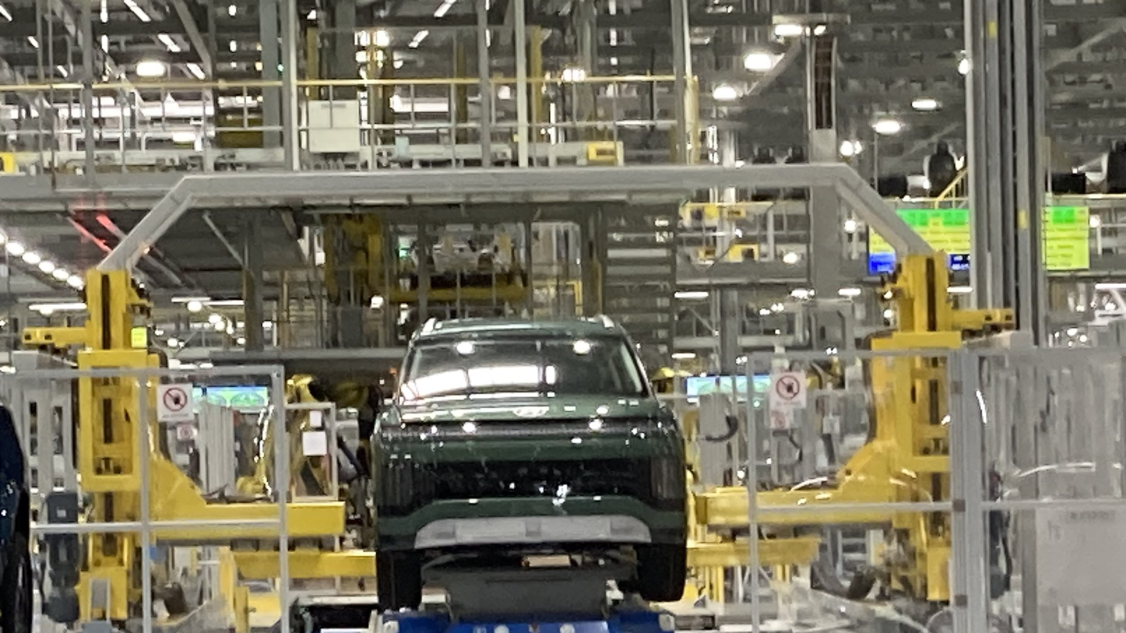 A nearly finished Kia Sportage hybrid nears the end of the assembly process at the Hyundai Metaplant near Savannah. The automotive industry supports tens of thousands of jobs and contributes more than a billion dollars to the state’s economy, guest columnist Jennifer Safavian writes. (Adam Van Brimmer/AJC)
